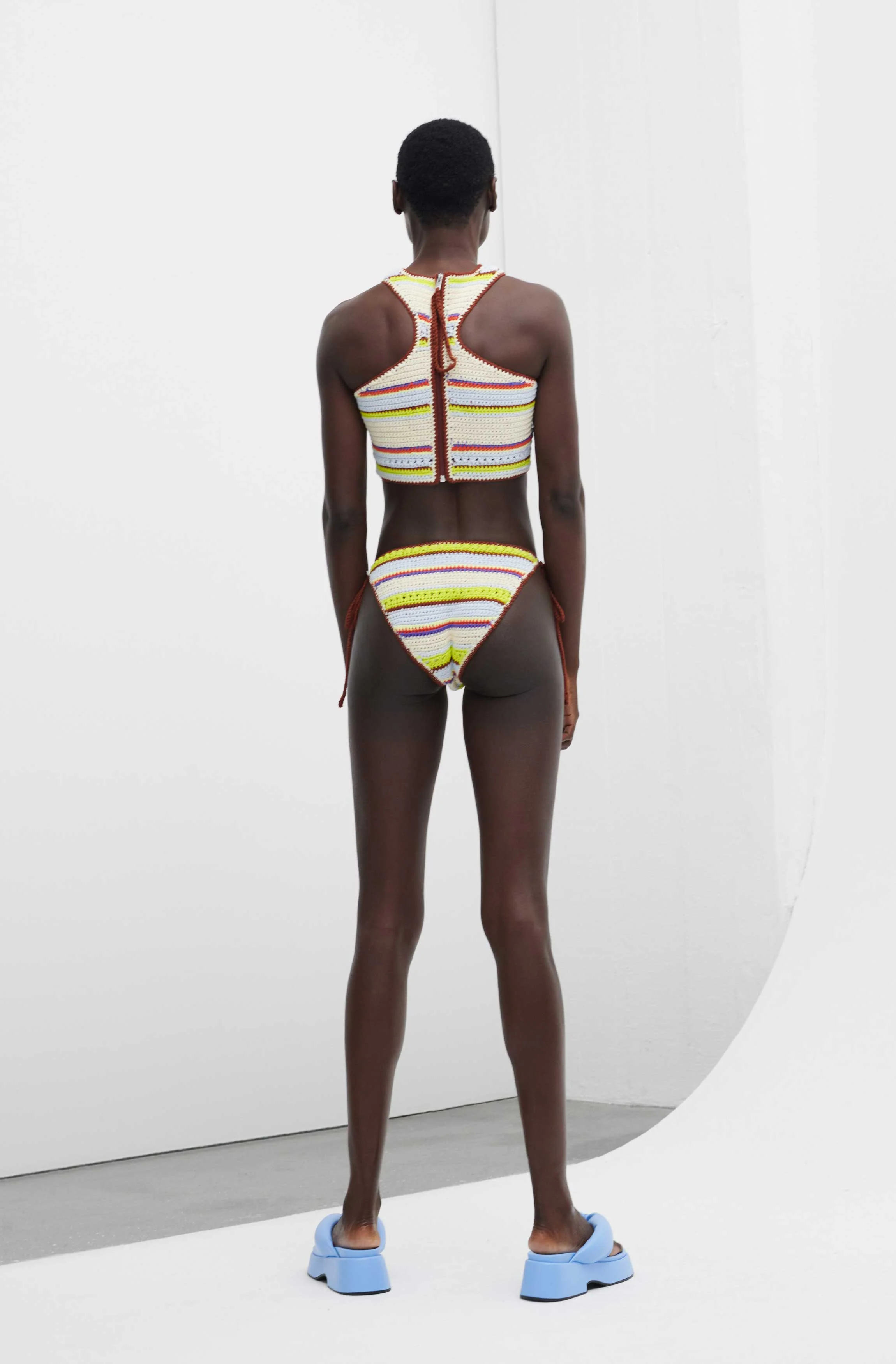 Crochet String Bikini Bottom | Multicolor - Image 4