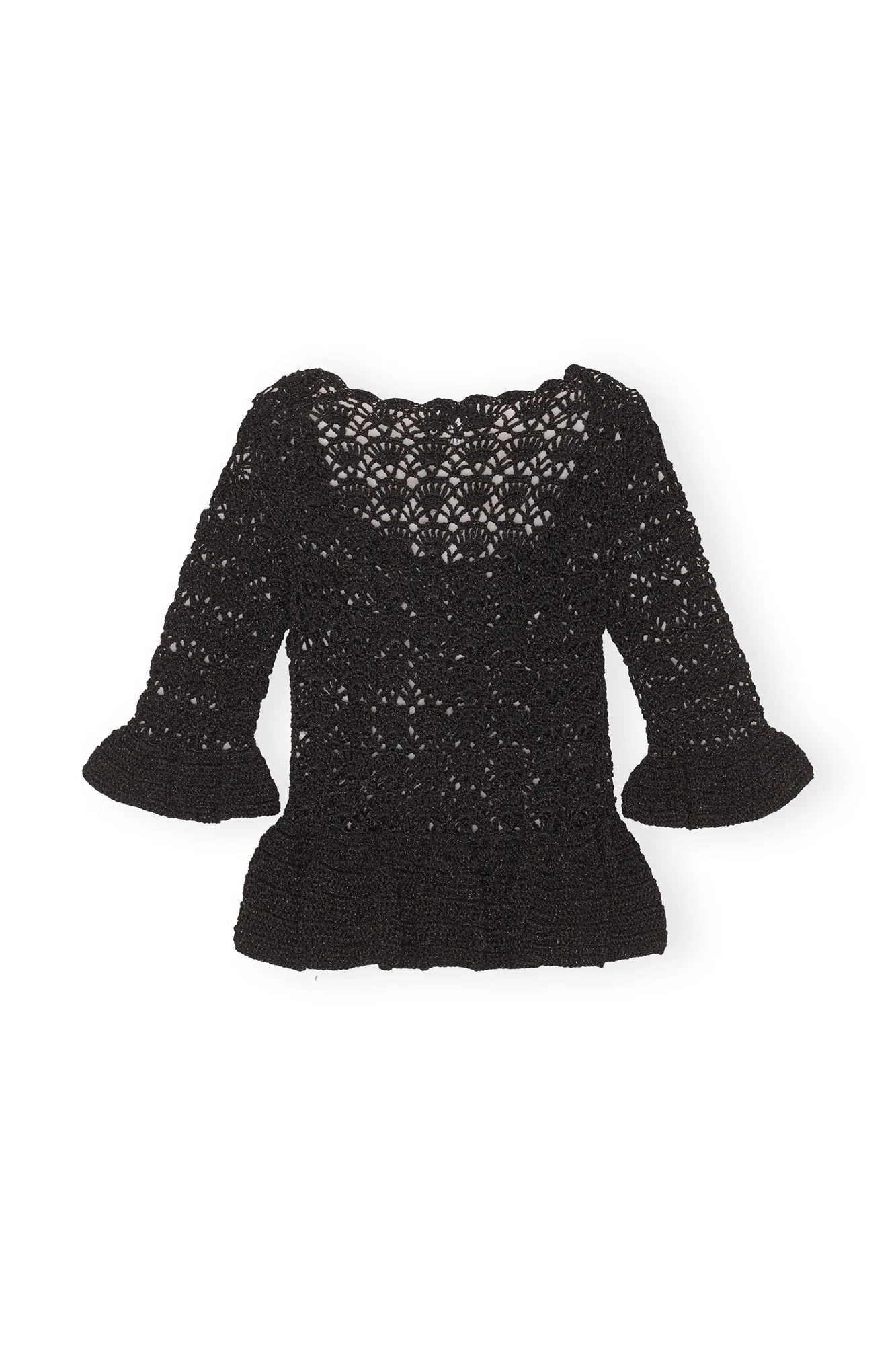 Crochet Top | Black - Image 3