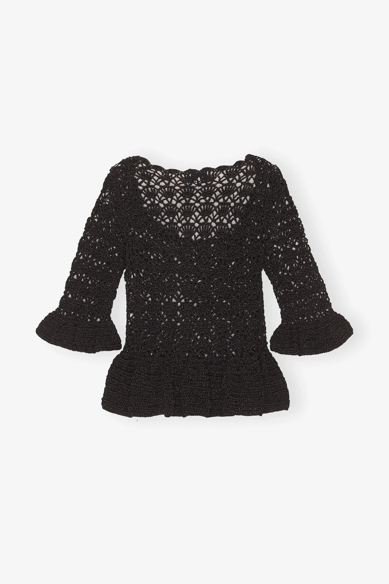 Crochet Top | Black - Image 4