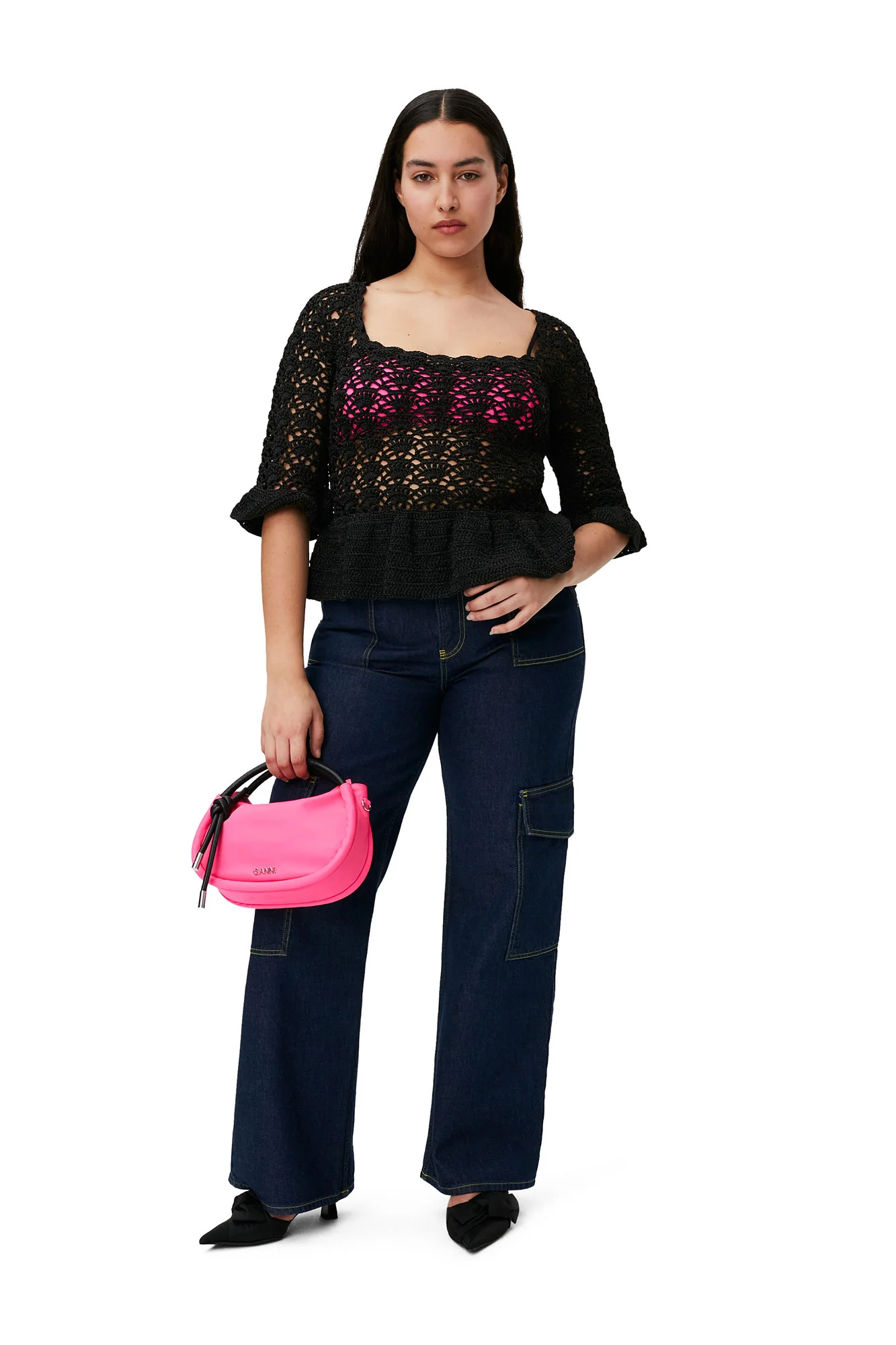 Crochet Top | Black - Image 5