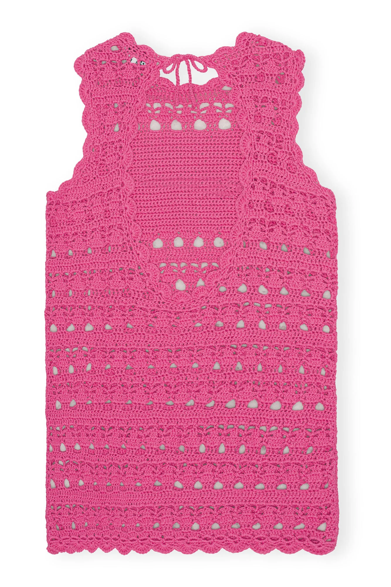 Crochet Tunic | Shocking Pink - Image 2