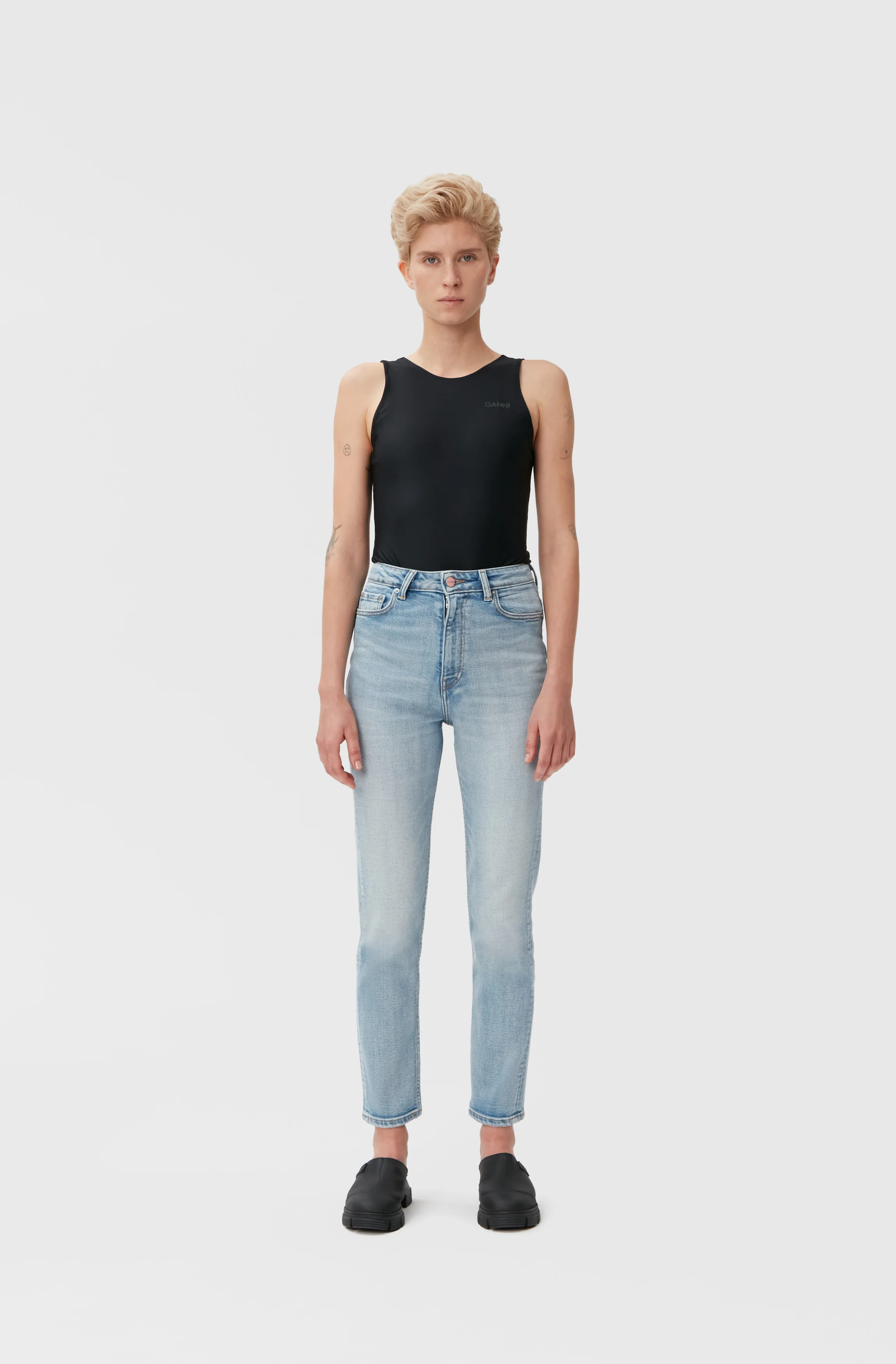 Cropped Jeans | Light Blue Vintage - Image 3