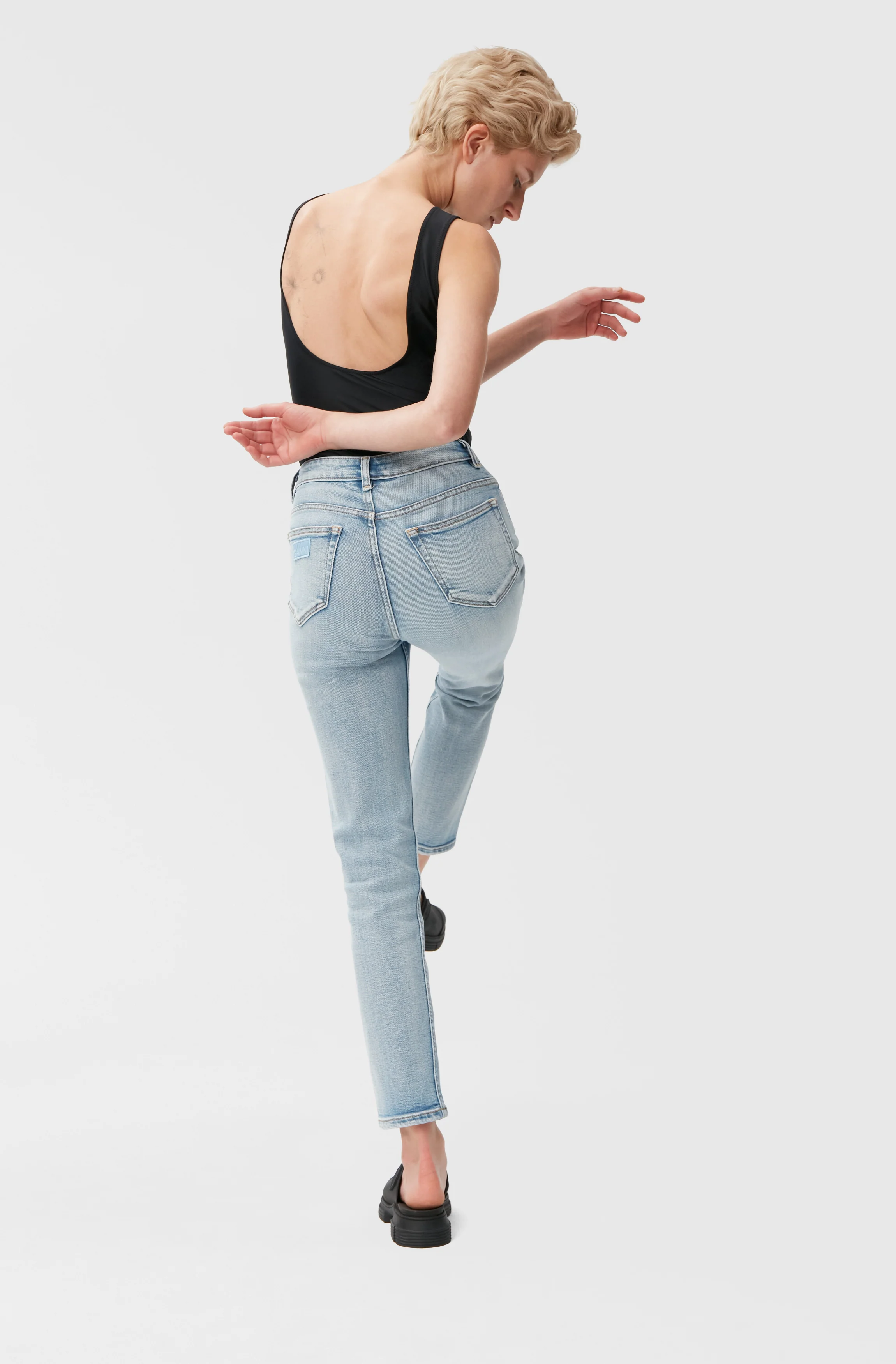 Cropped Jeans | Light Blue Vintage - Image 6