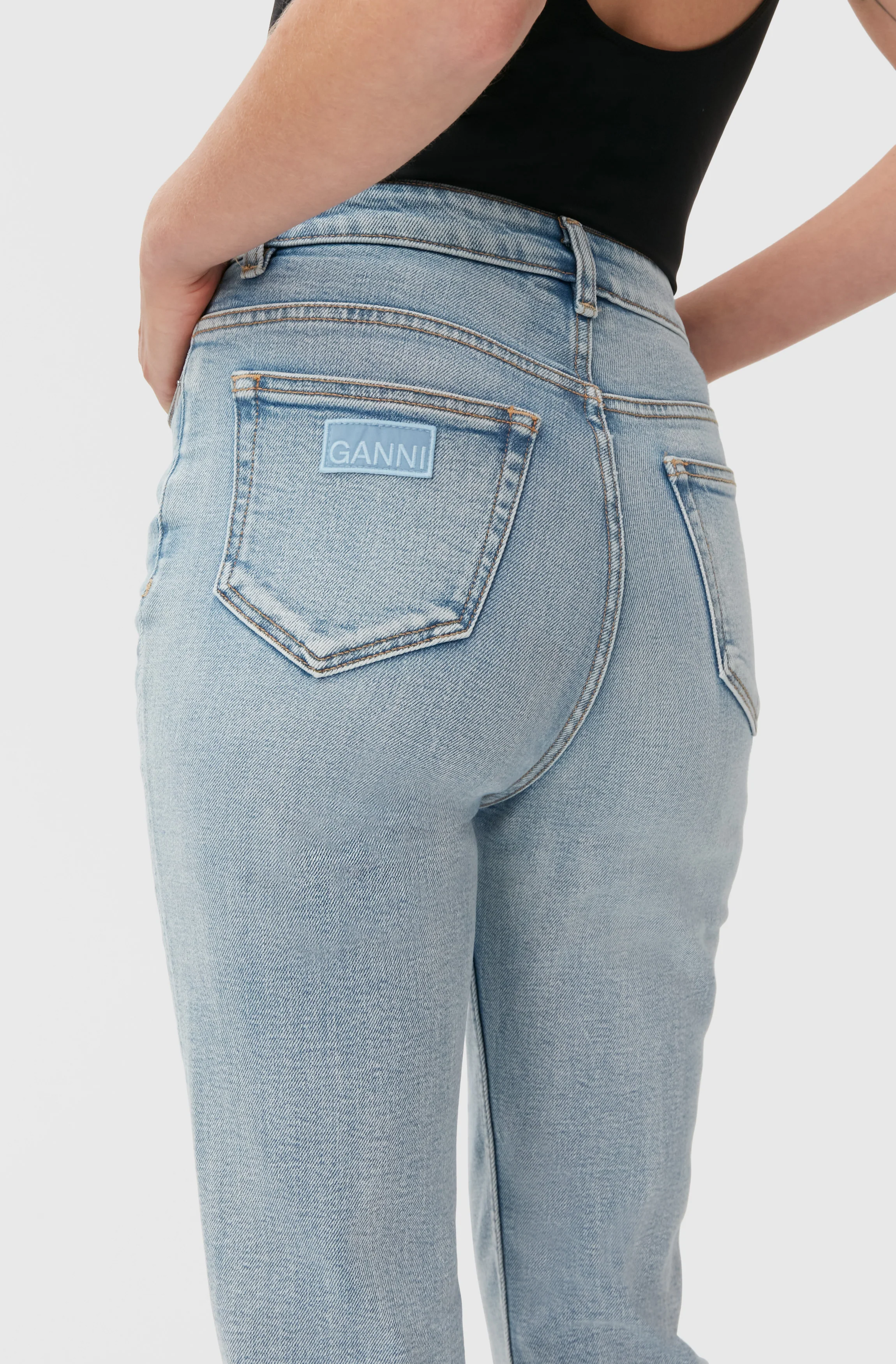Cropped Jeans | Light Blue Vintage - Image 7