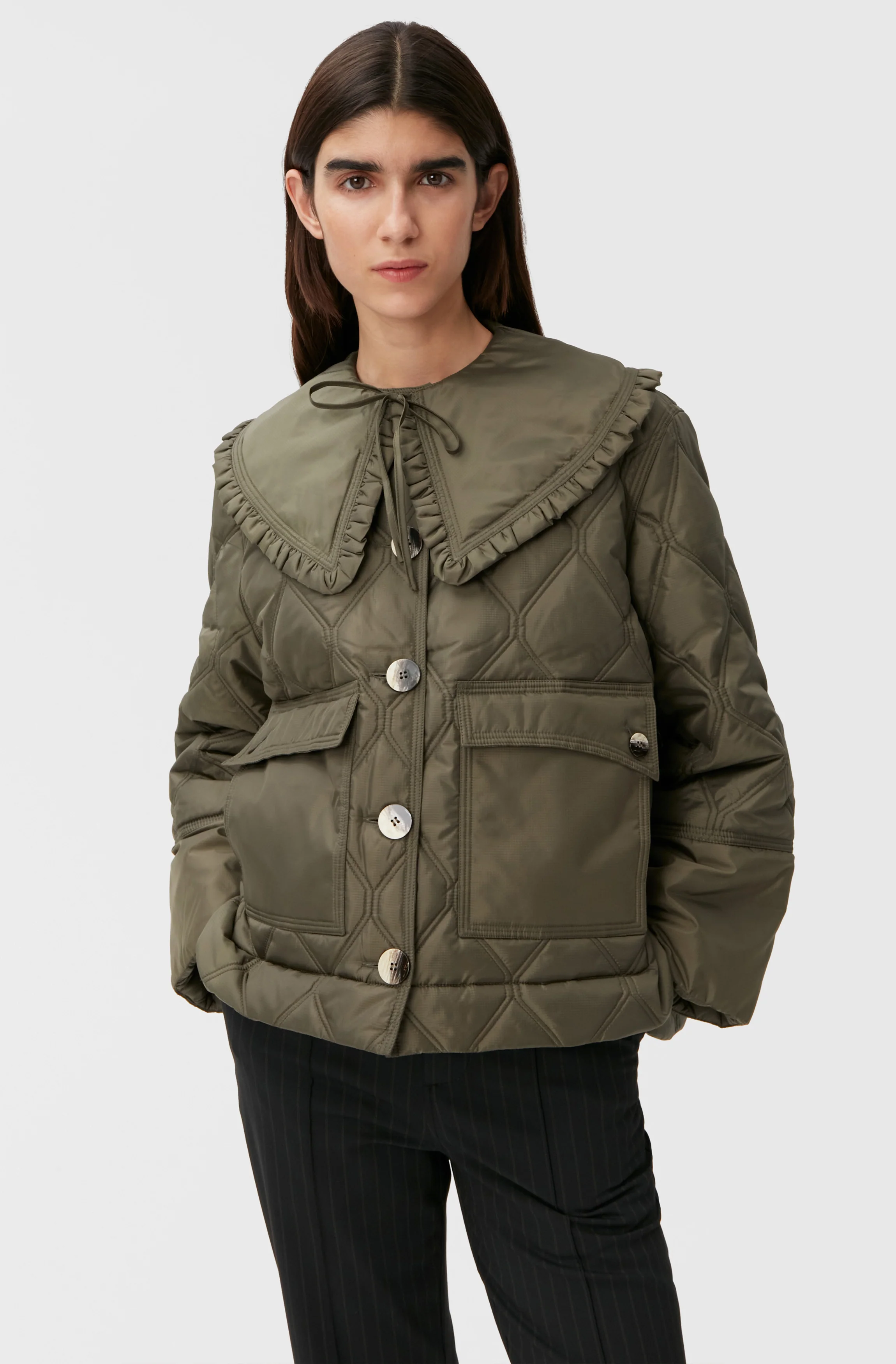 Cropped Ripstop Jacket | Kalamata - Image 3