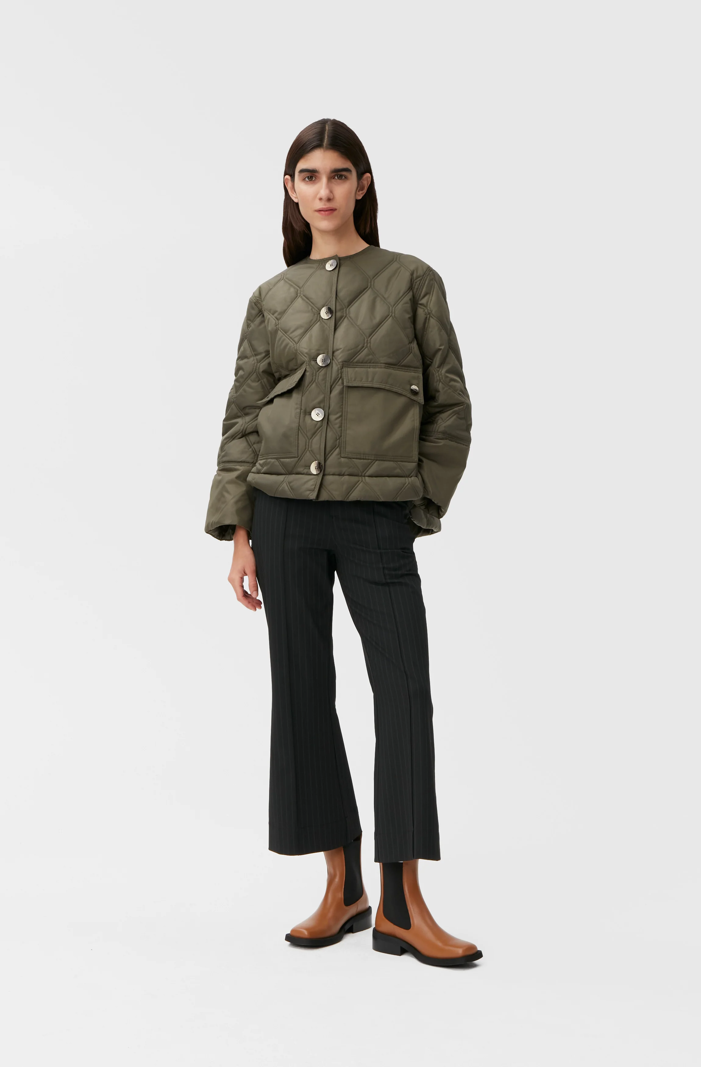 Cropped Ripstop Jacket | Kalamata - Image 4