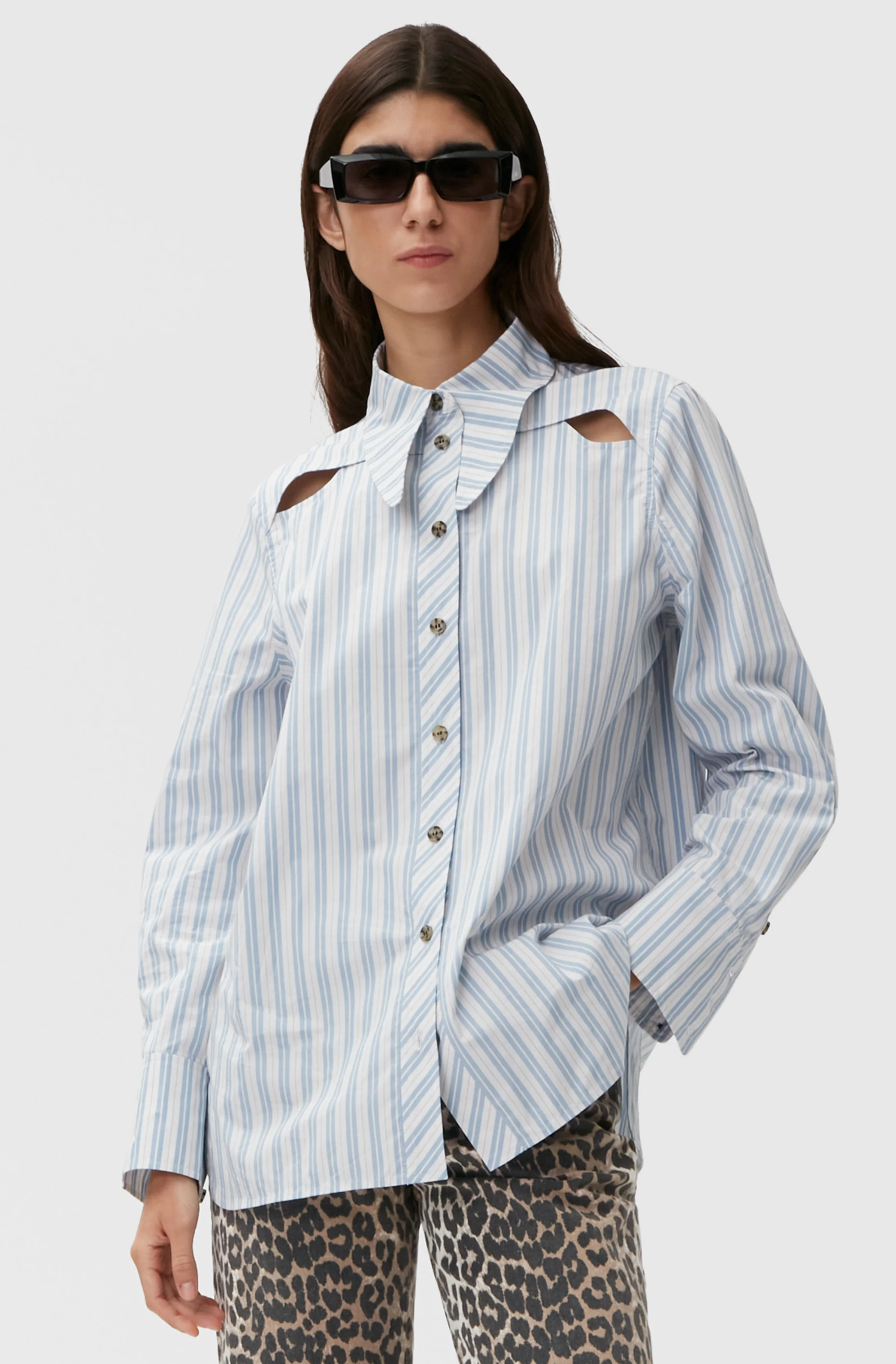 Cutout Shirt | Forever Blue - Image 3
