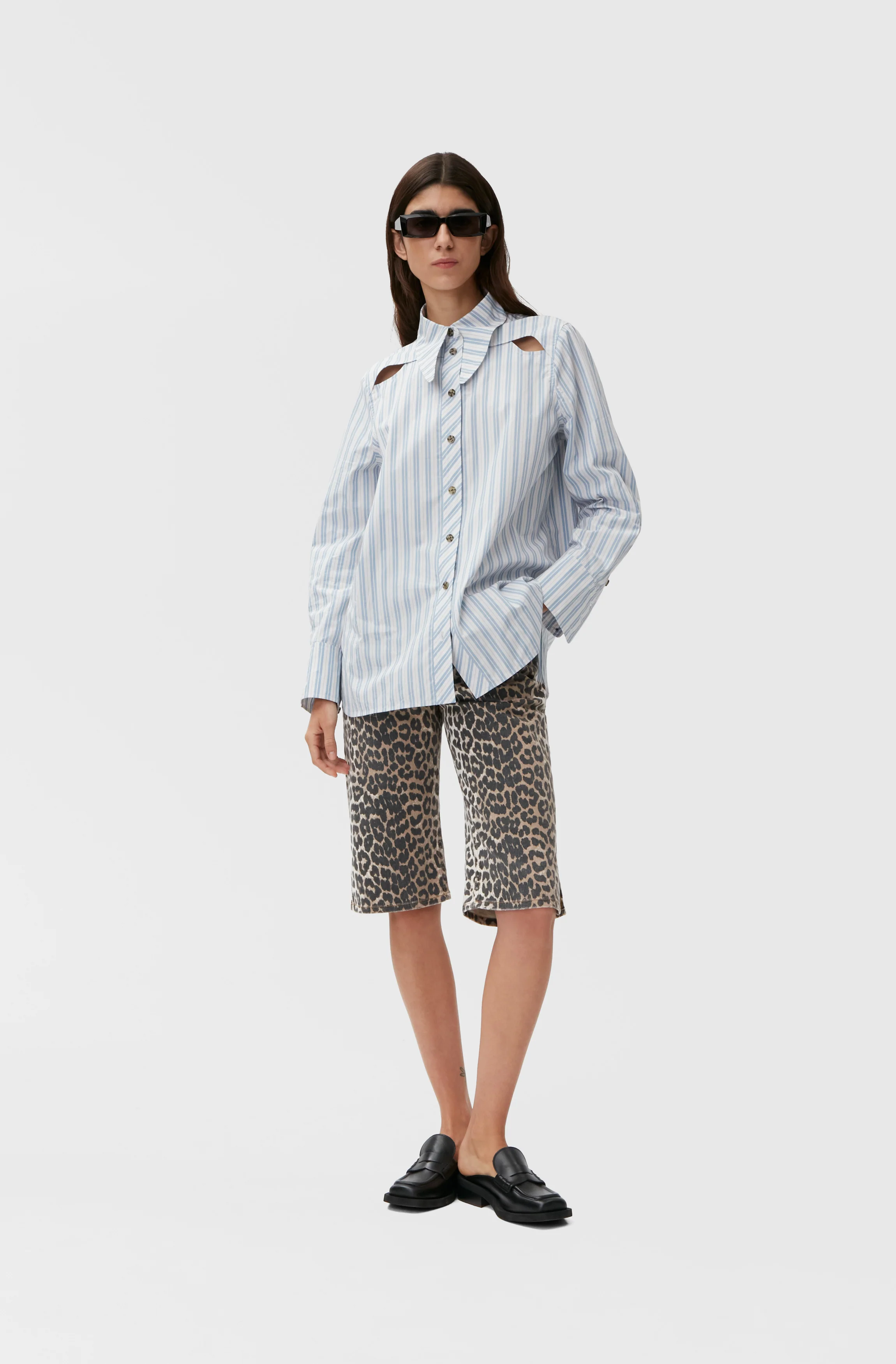Cutout Shirt | Forever Blue - Image 4