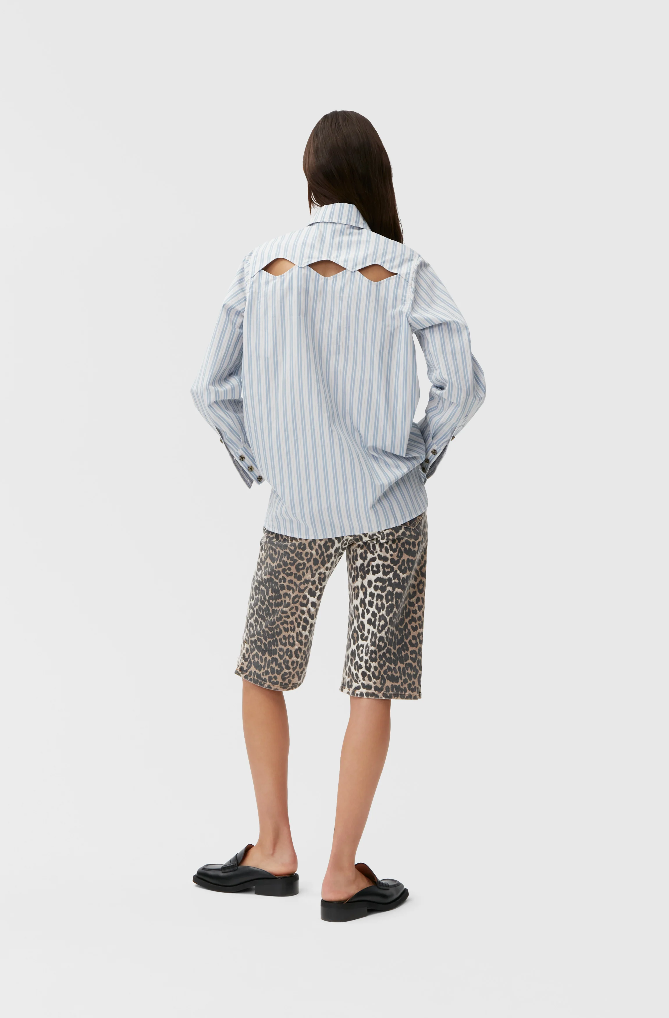 Cutout Shirt | Forever Blue - Image 5