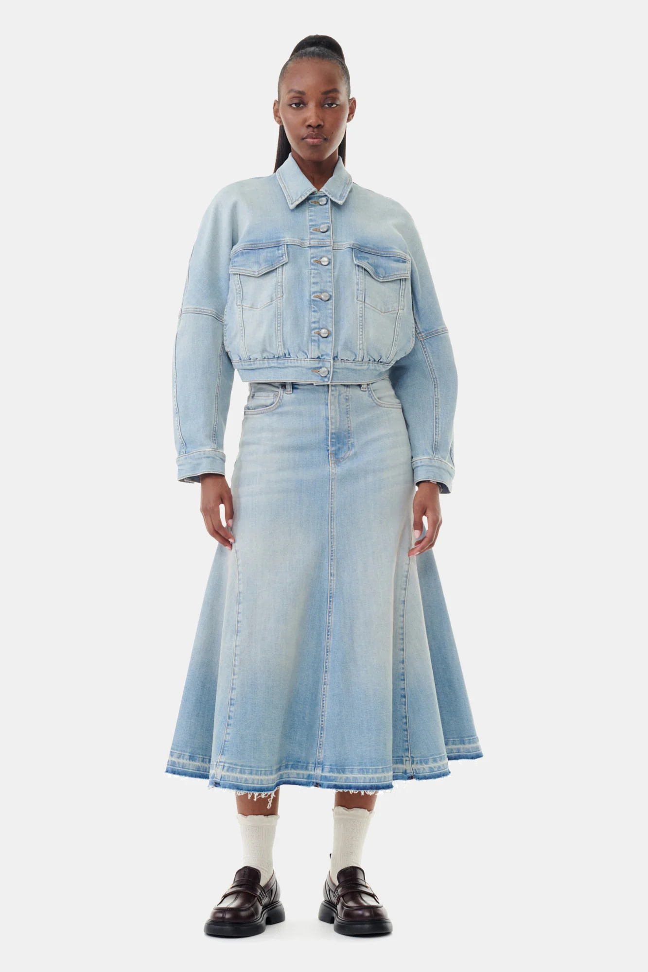 Denim Bomber Jacket | Tint Wash - Image 4