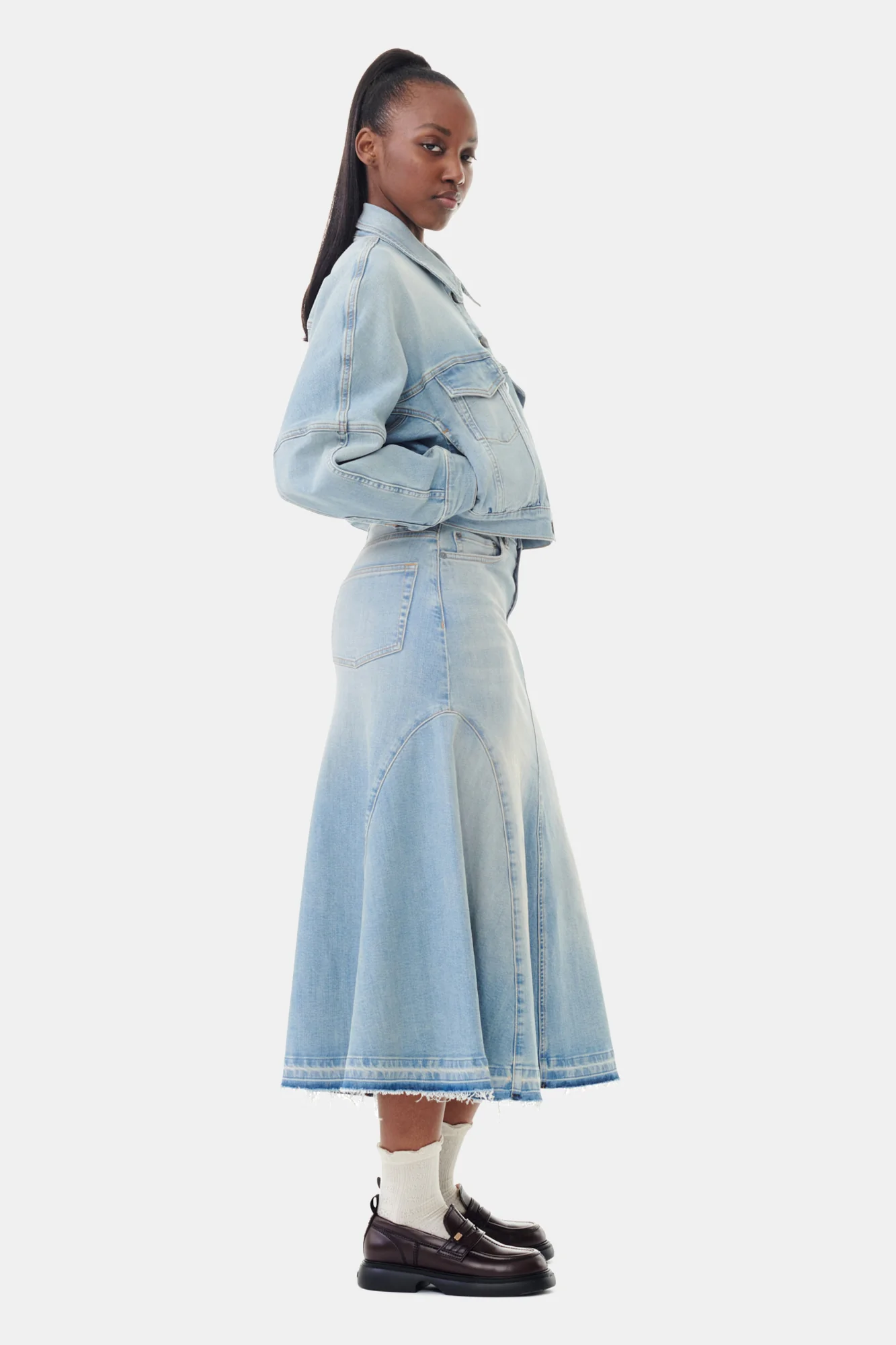Denim Bomber Jacket | Tint Wash - Image 5