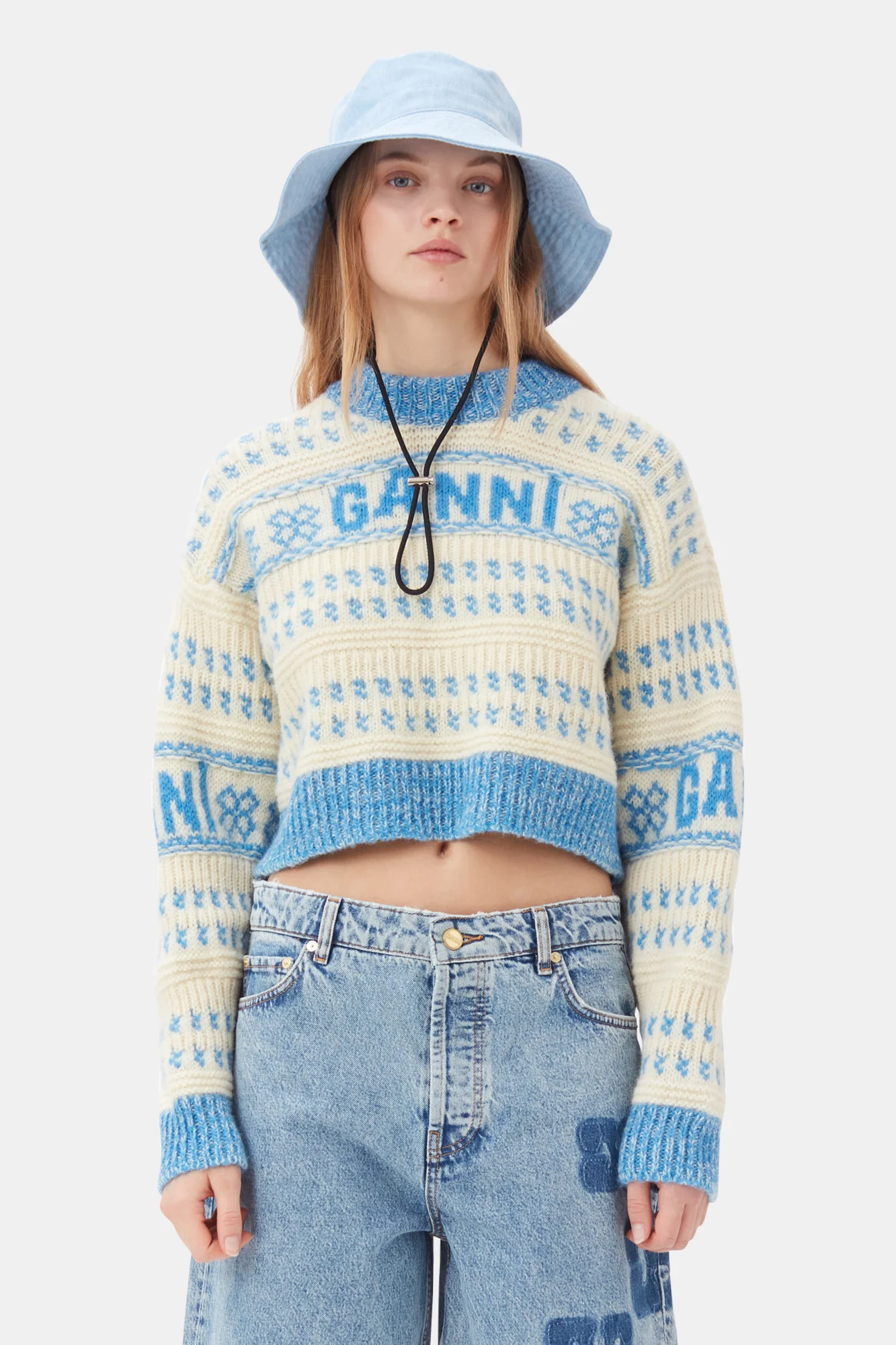 Denim Bucket Hat | Baby Blue - Image 3