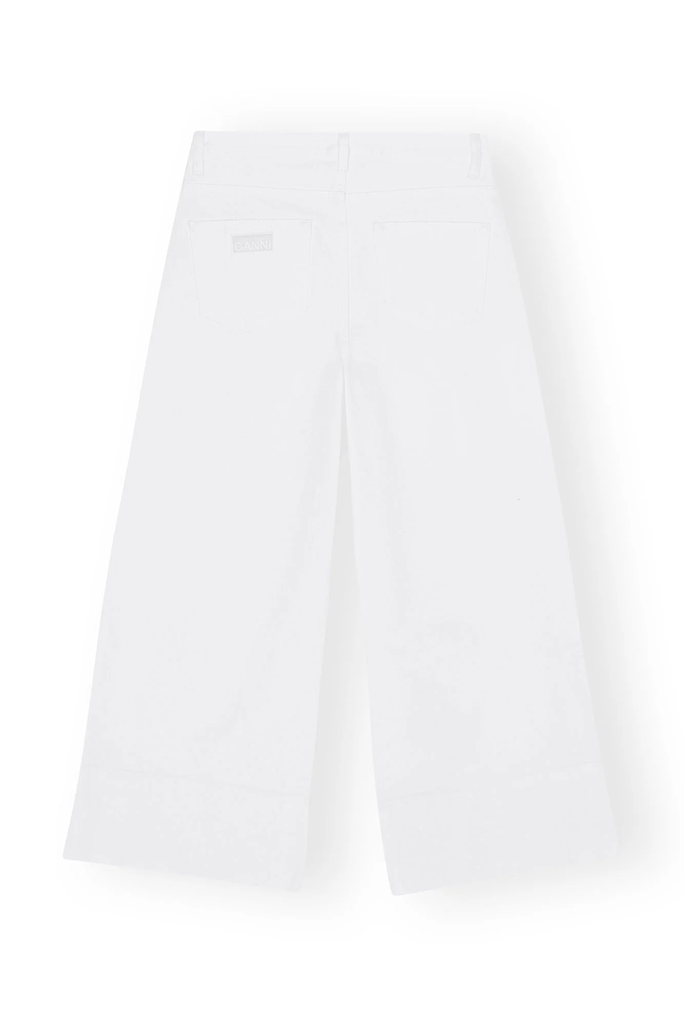 Denim Cropped Jeans | Bright White - Image 2
