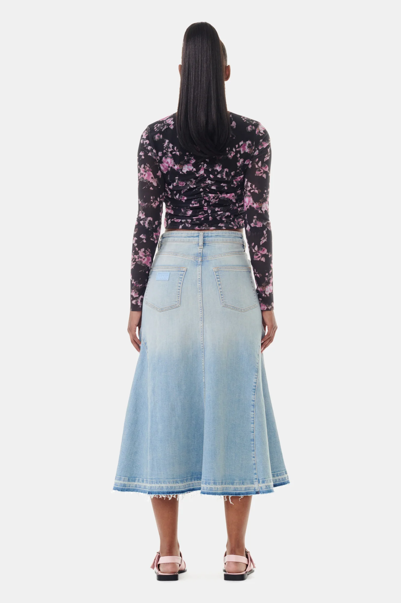 Denim Midi Skirt | Tint Wash - Image 5