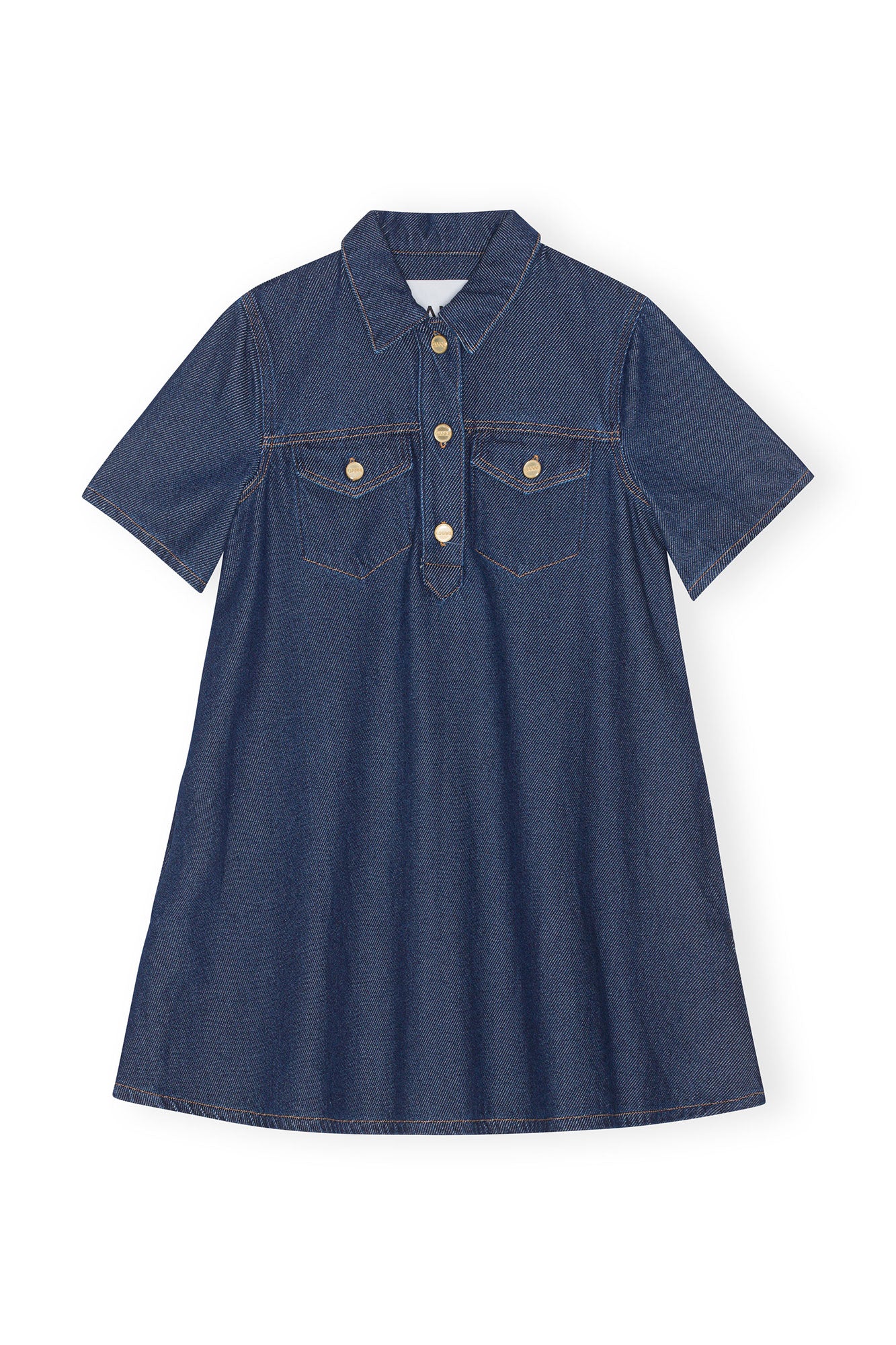 Denim Mini Dress | Rinse - Image 2