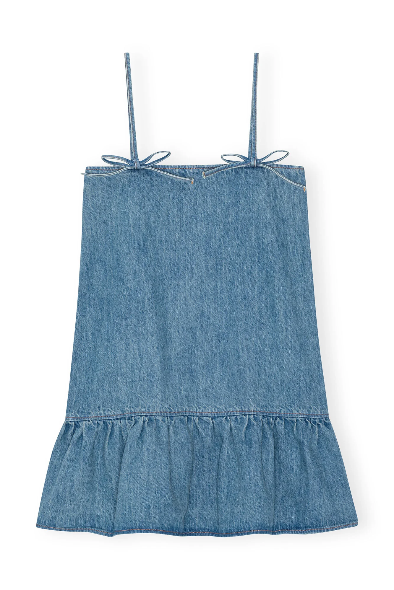 Denim Strap Mini Dress | Tint Wash