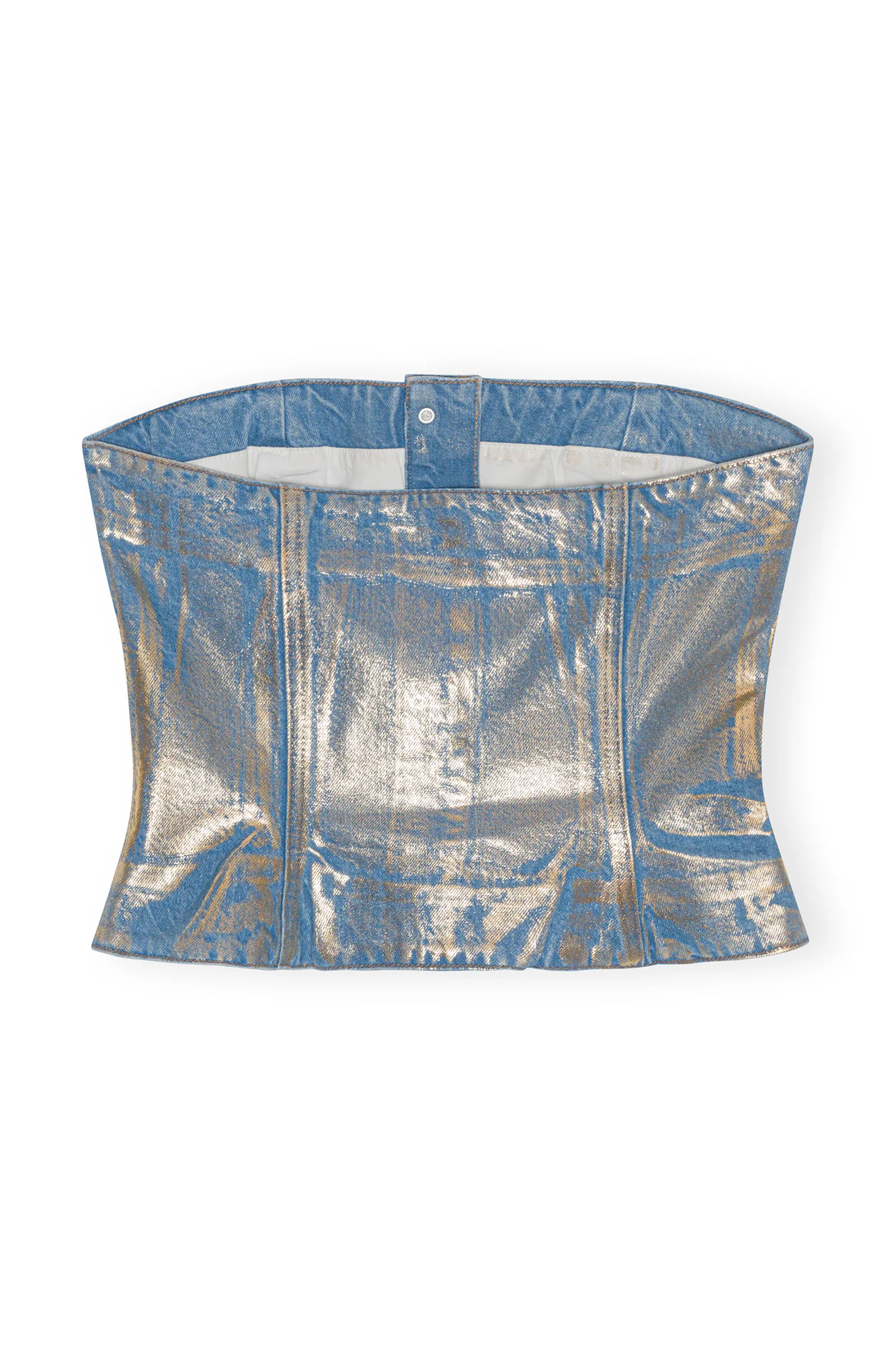 Denim Top | Gold - Image 2