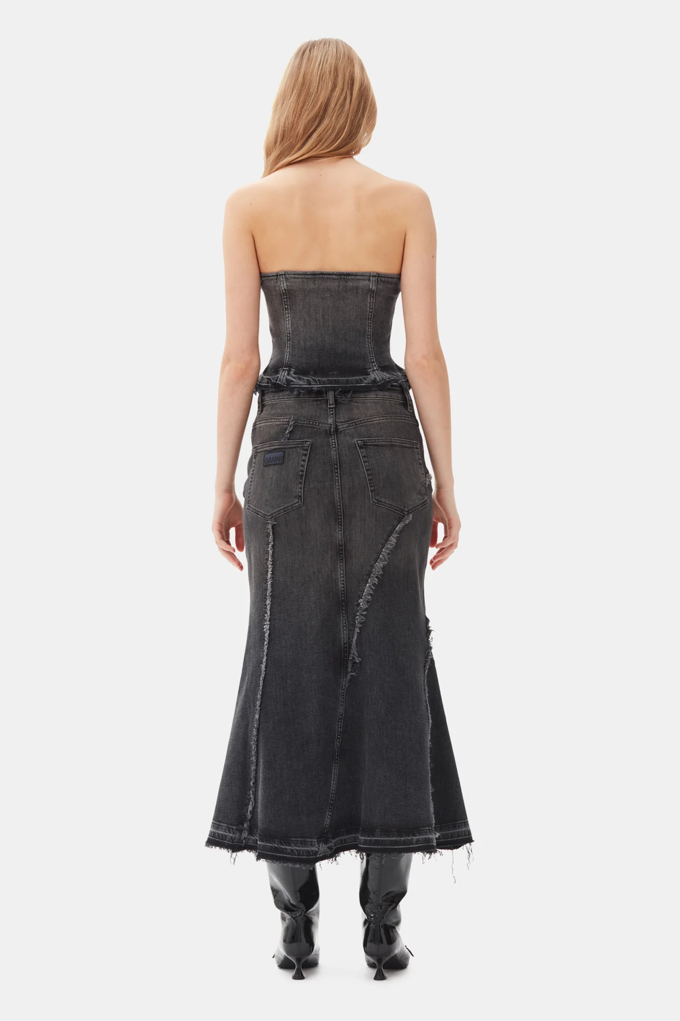 Denim Top | Washed Black/Black - Image 6
