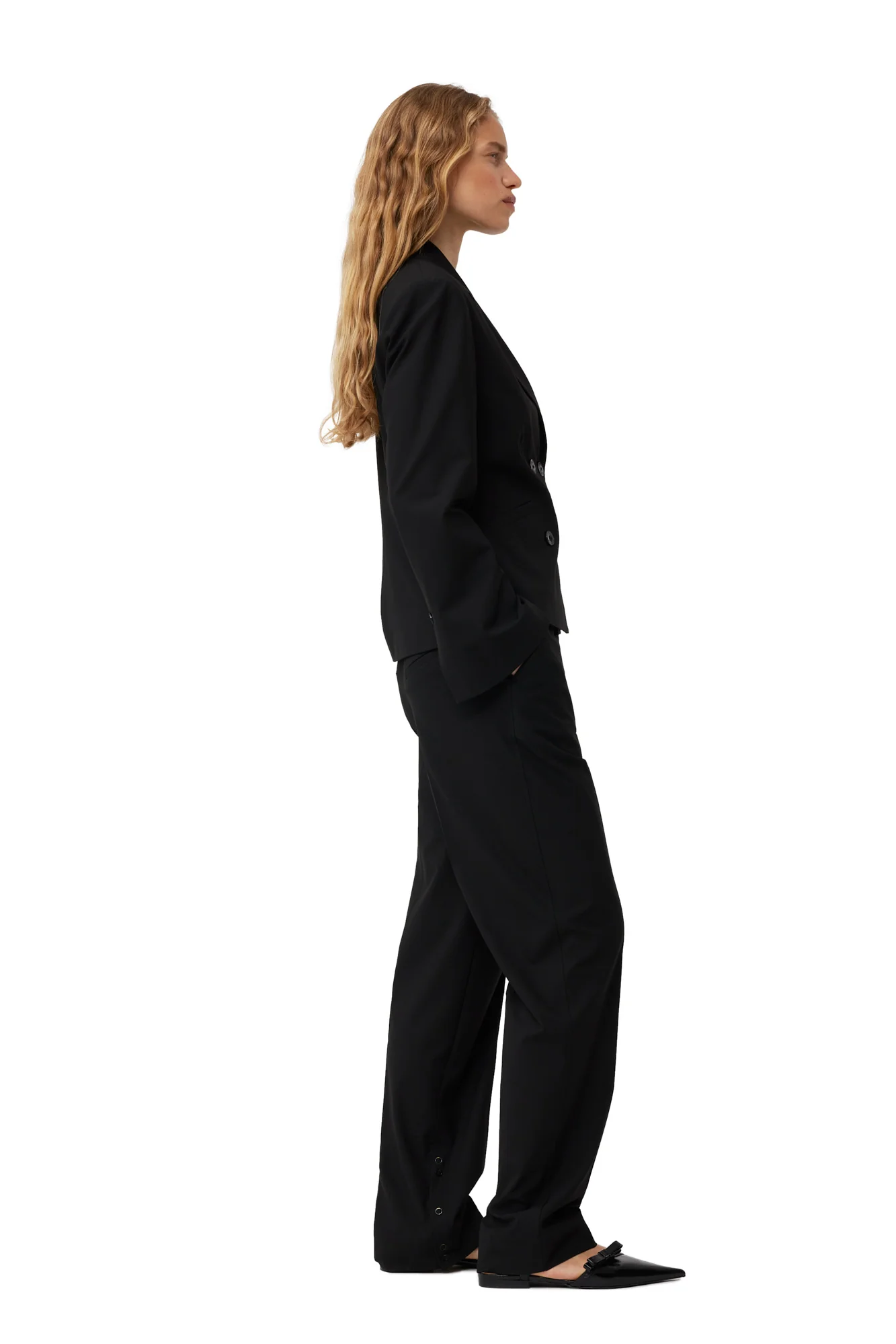 Double Breasted Blazer | Black - Image 5