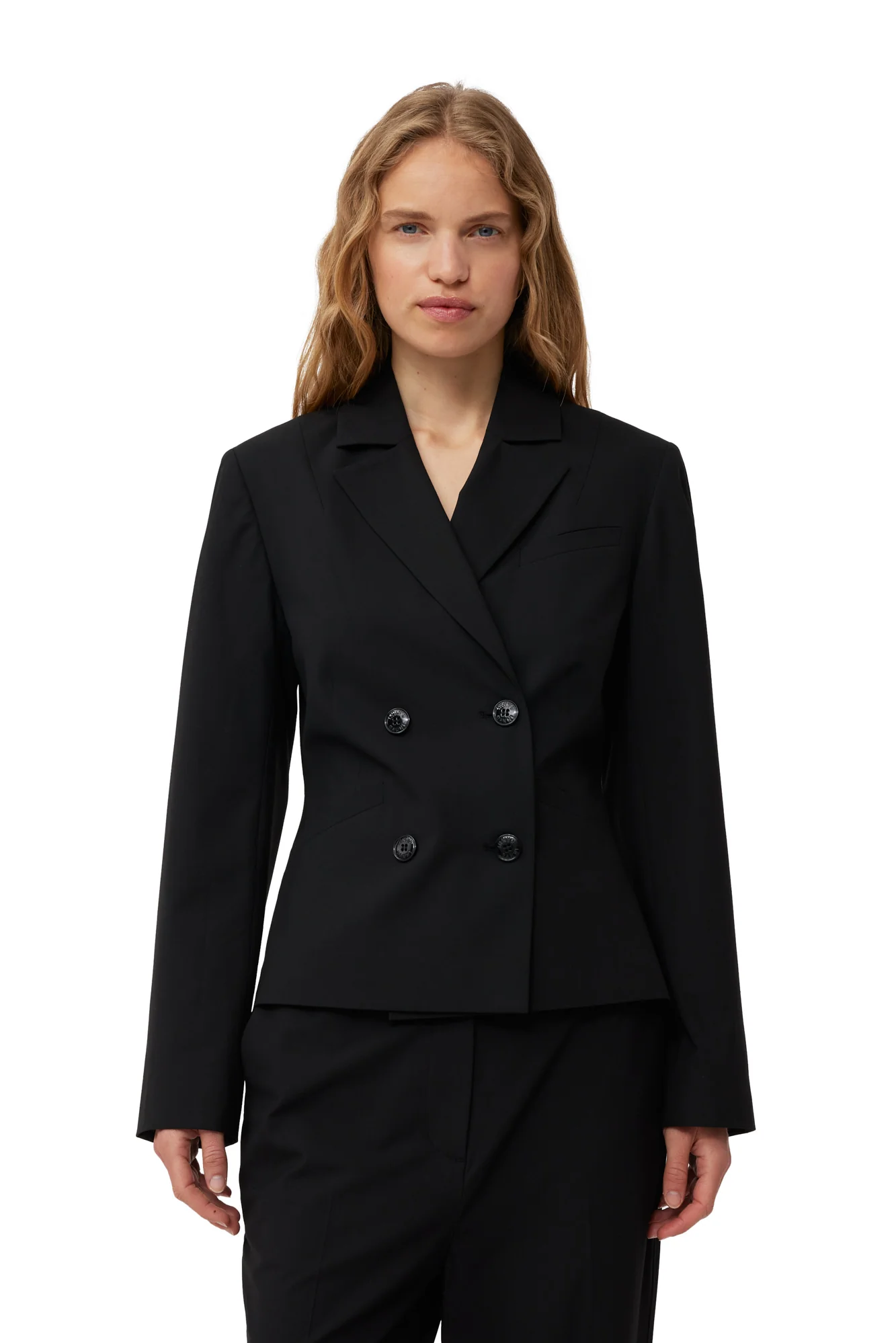Double Breasted Blazer | Black - Image 6