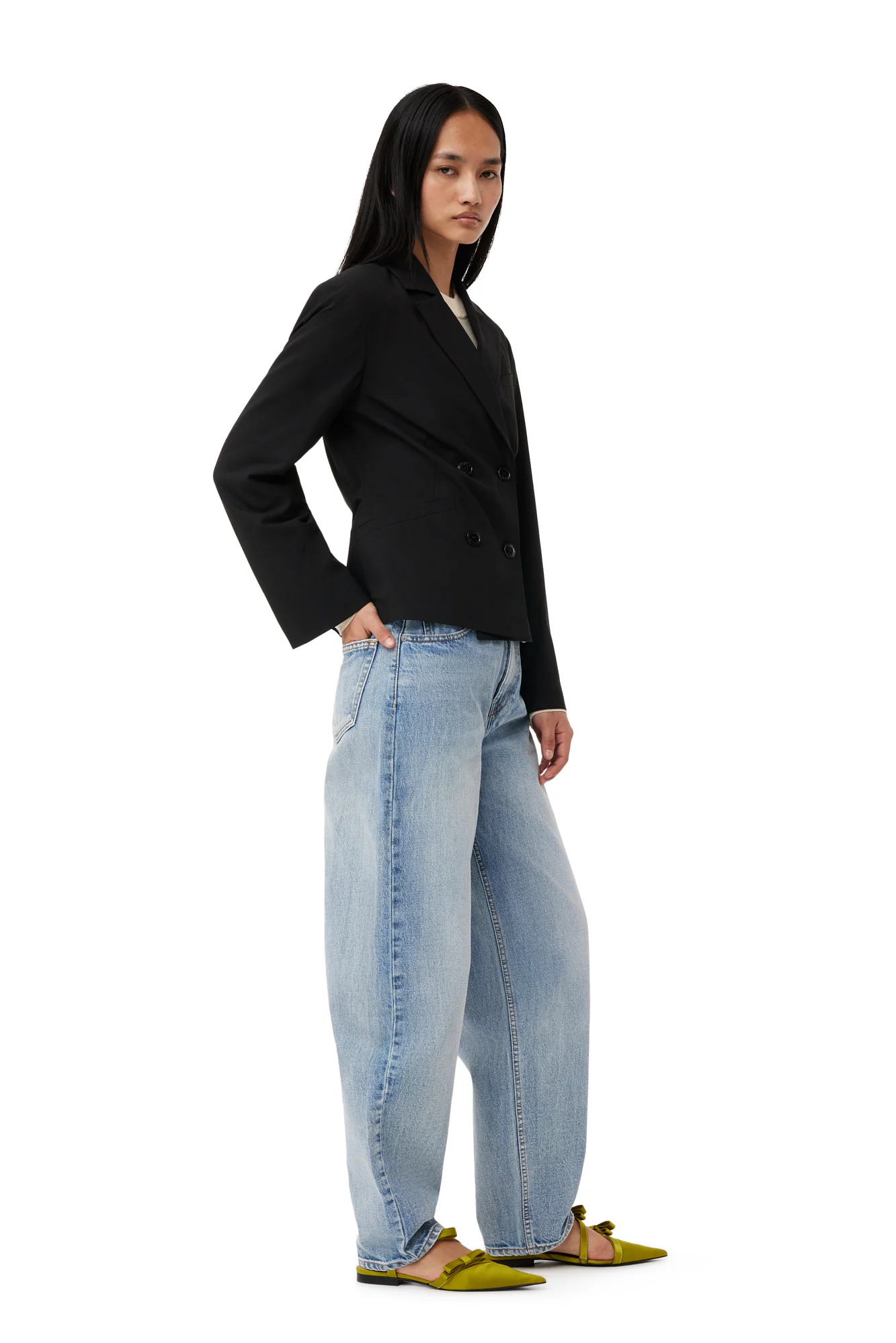 Double Breasted Blazer | Black - Image 9