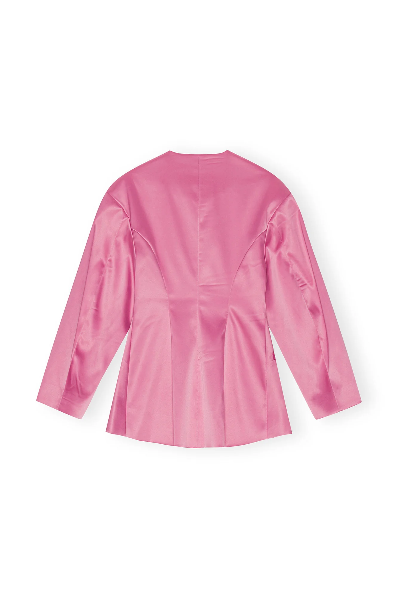 Double Satin Fitted Blazer | Wild Orchid - Image 2