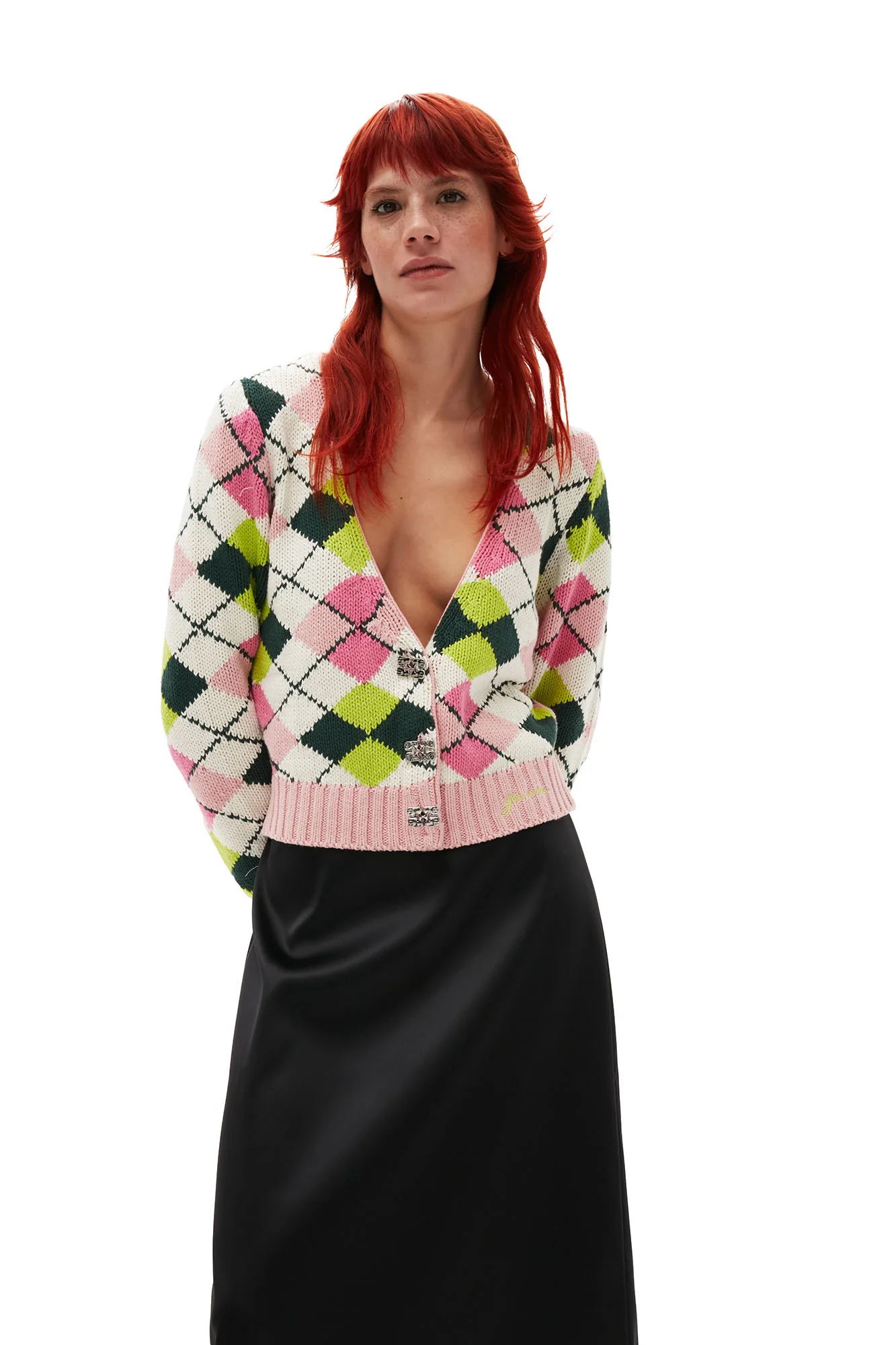 Double Satin Maxi Skirt | Black - Image 8