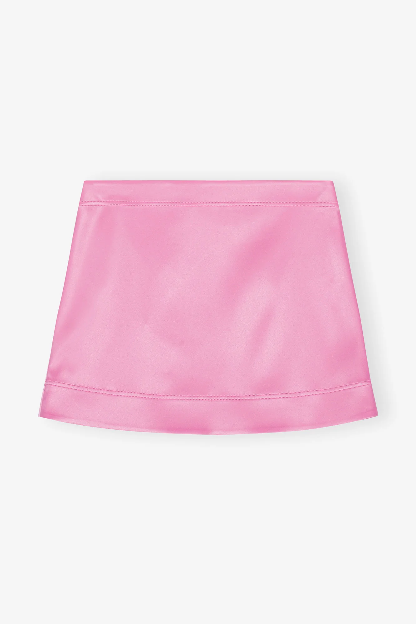Double Satin Mini Skirt | Wild Orchid - Image 2