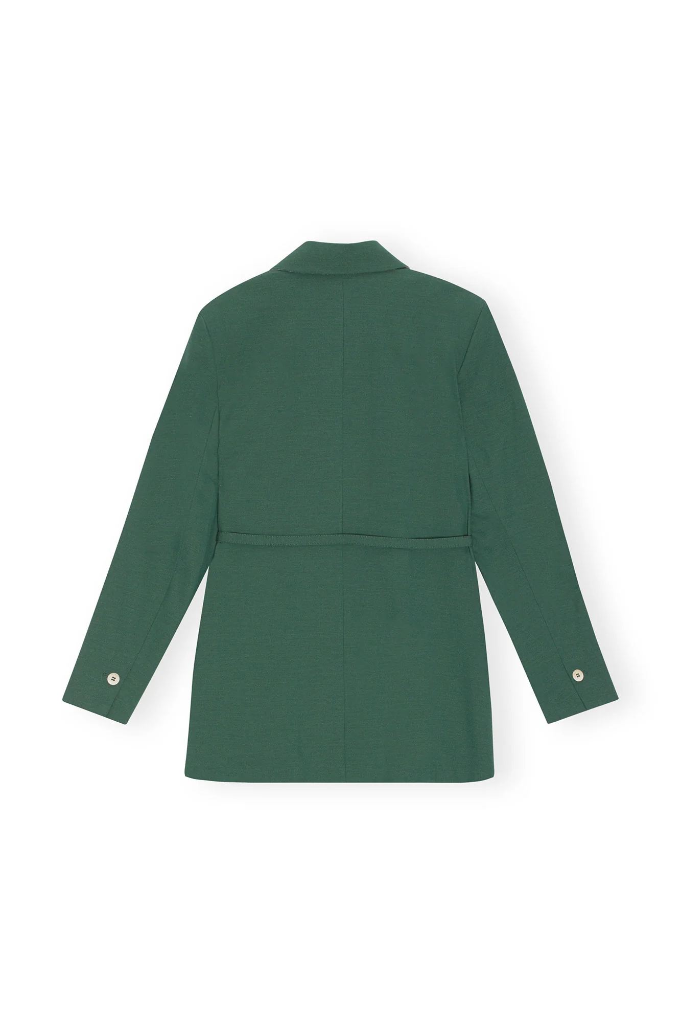 Drapey Melange Blazer | Trekking Green - Image 2