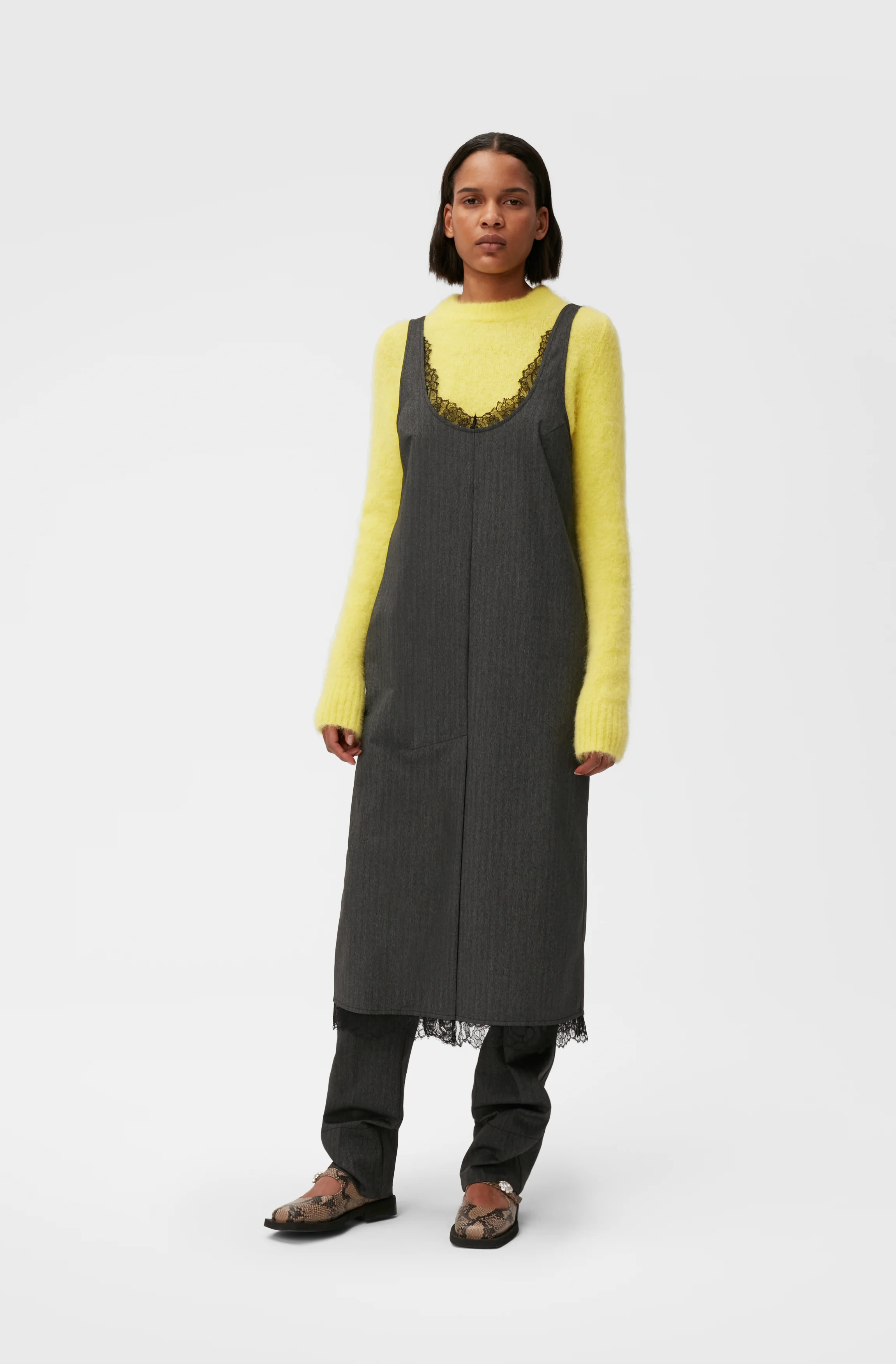 Drapey Midi Dress | Phantom - Image 7