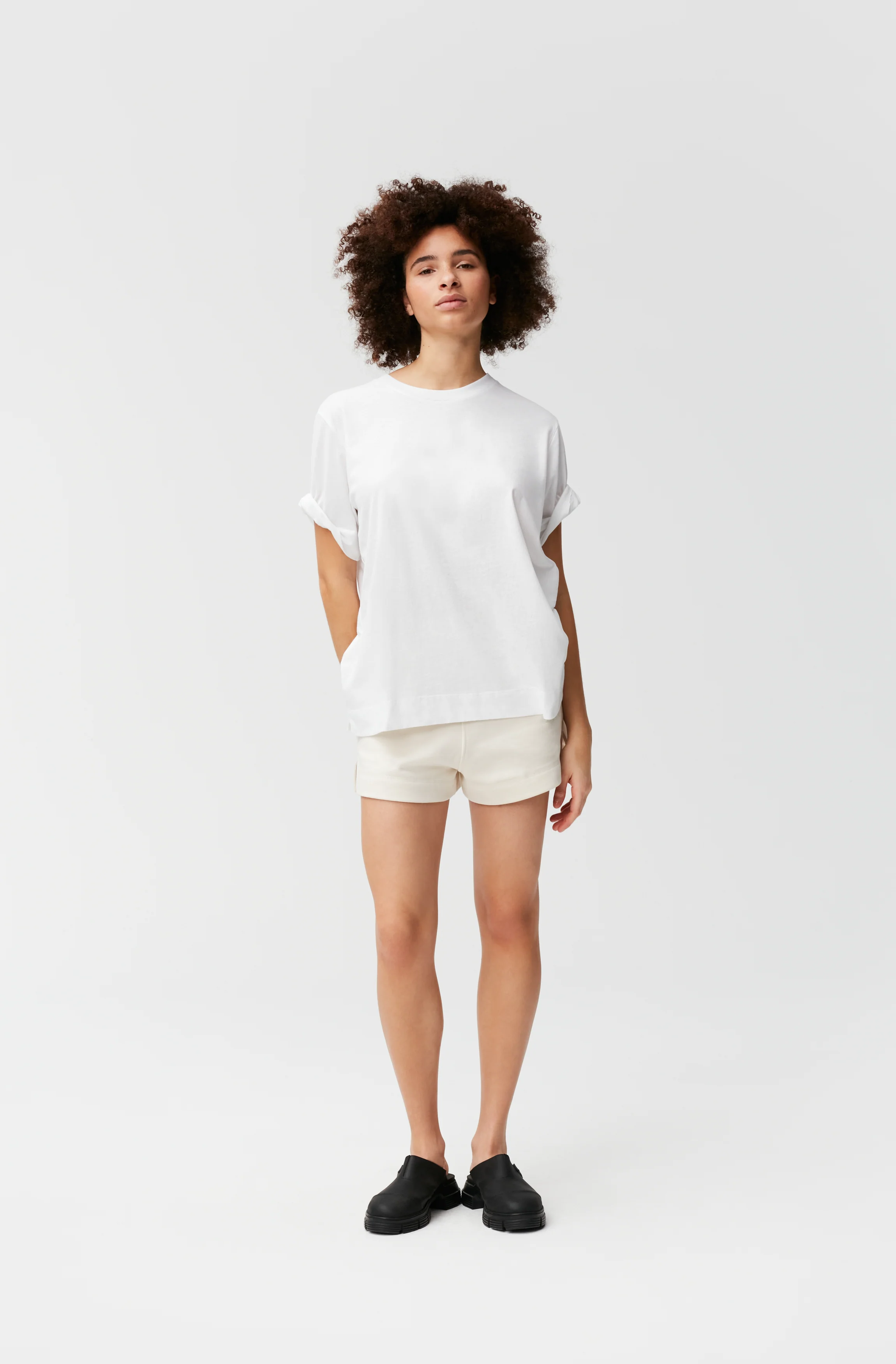 Drawstring Shorts | Egret - Image 3