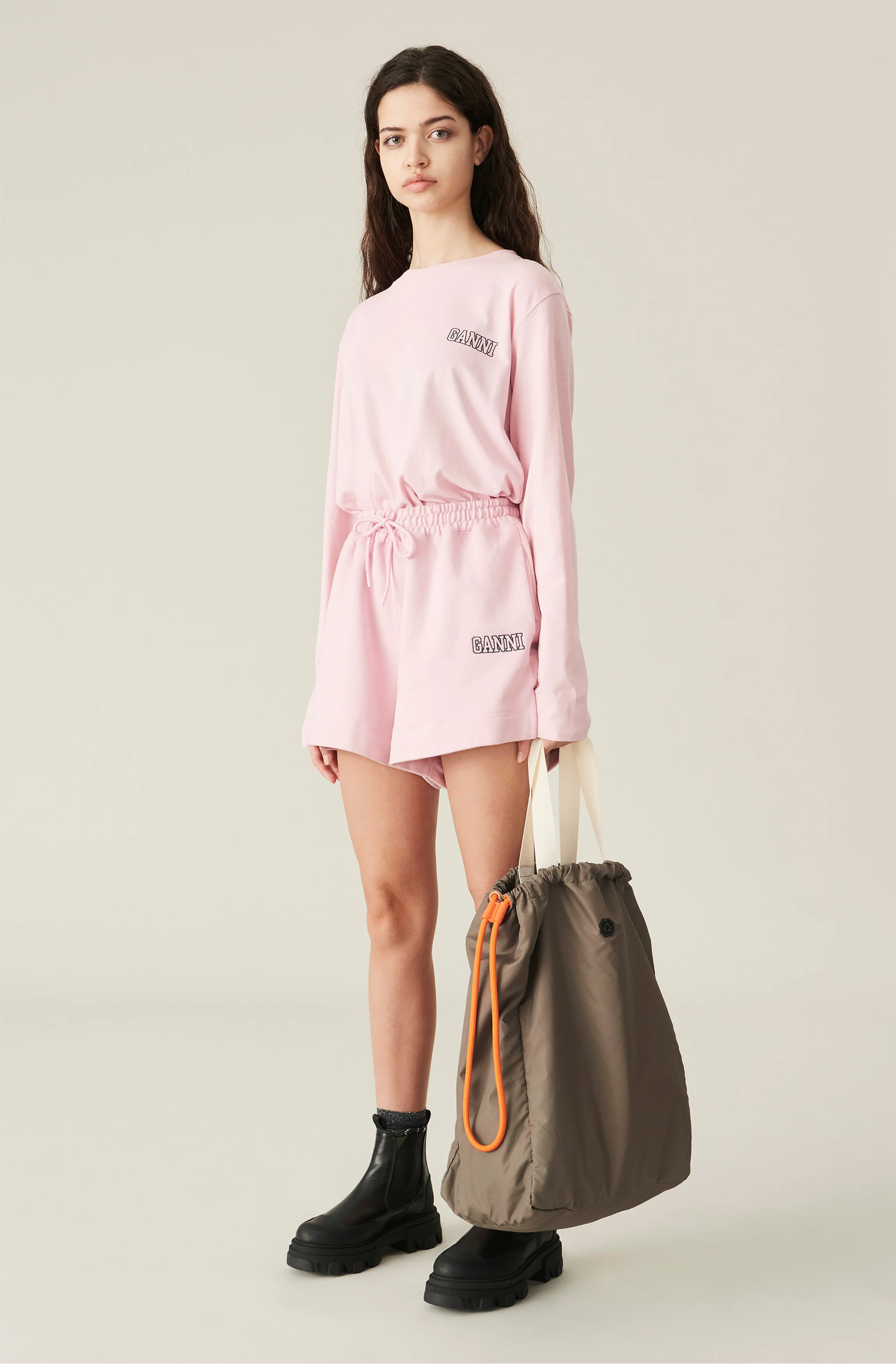 Drawstring Shorts | Sweet Lilac - Image 2