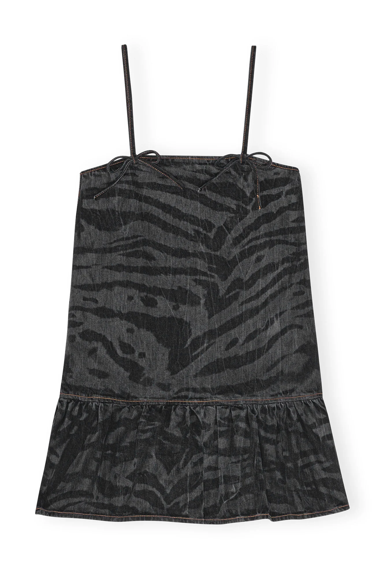 Dress in Printed Denim
| Black