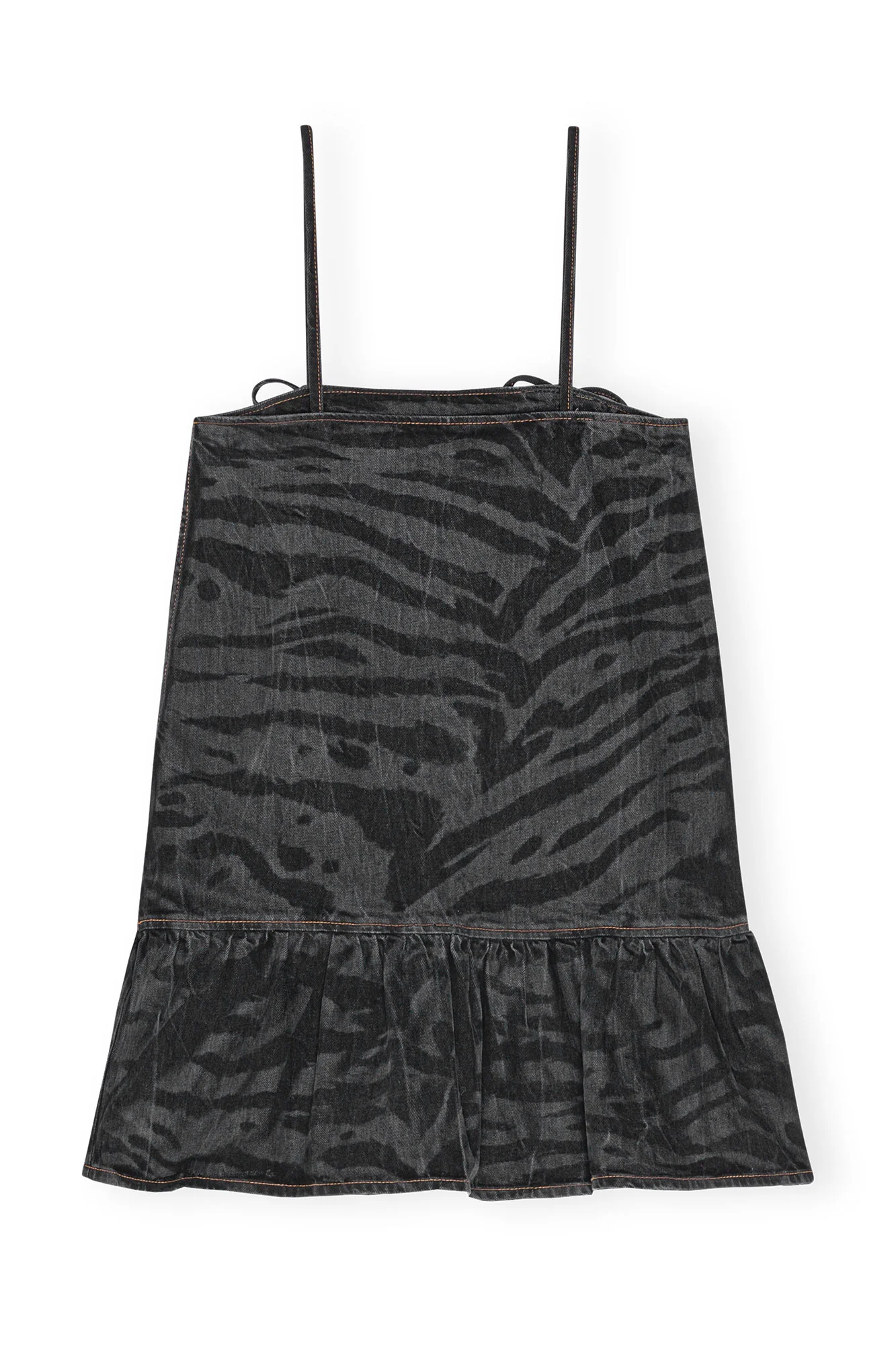 Dress in Printed Denim
| Black - Image 2