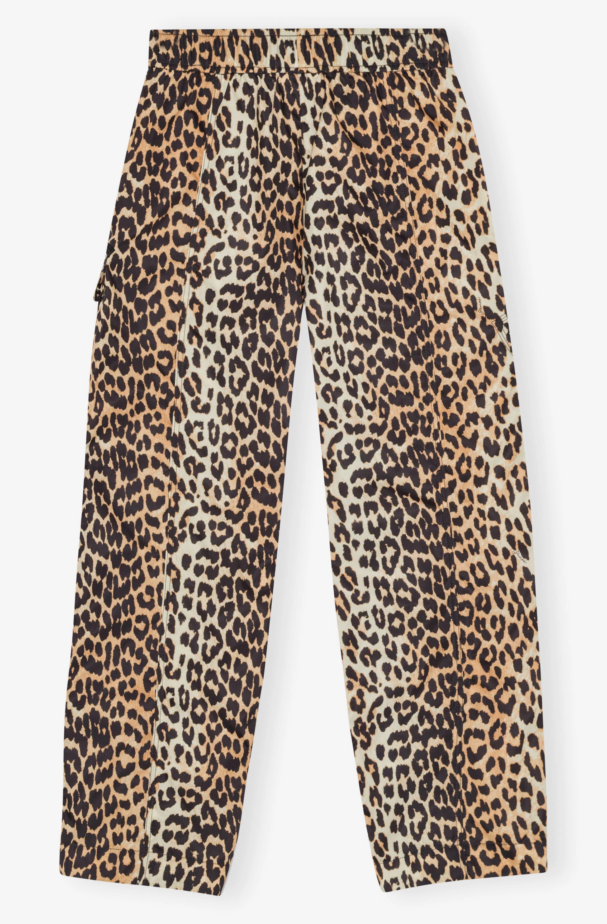 Duchesse Nylon Elasticated Pants | Leopard - Image 2