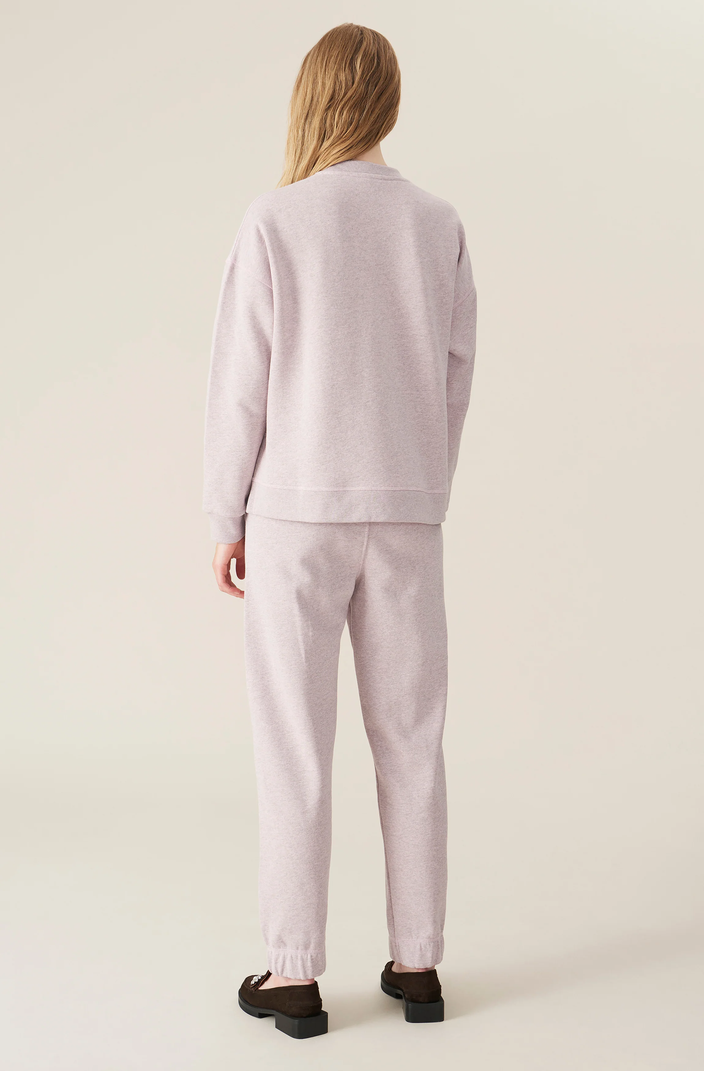 Elasticated Trousers | Pale Lilac - Image 3