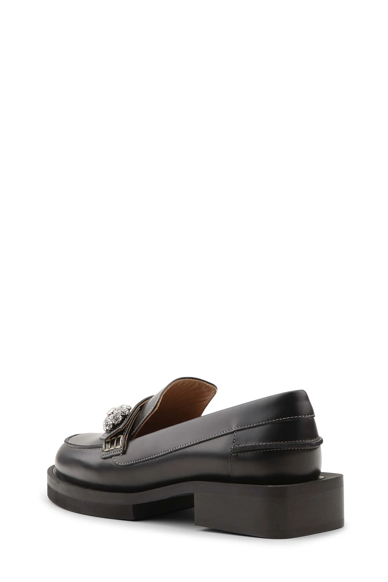 Embellished Loafers | Black - Image 5