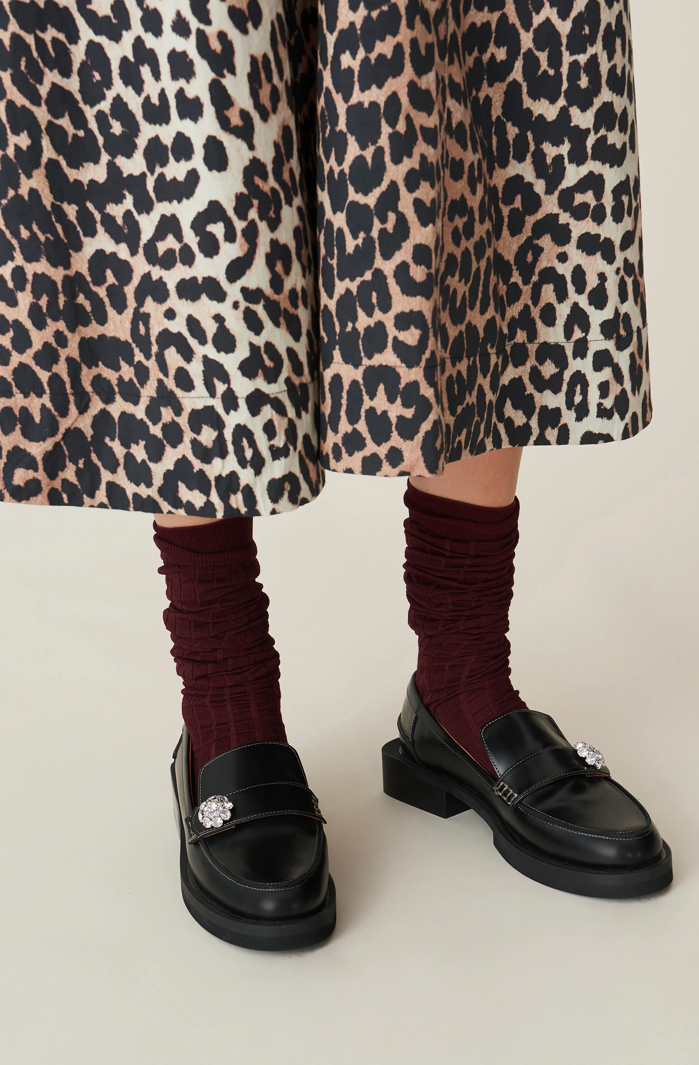 Embellished Loafers | Black - Image 6