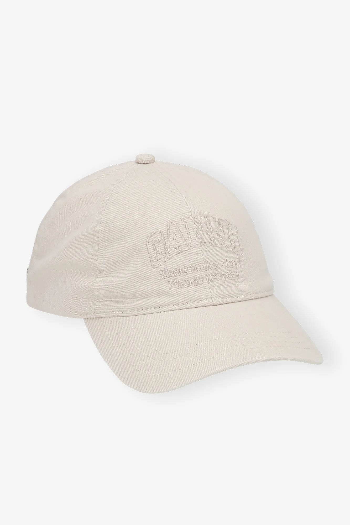 Embroidered Logo Cap | Egret