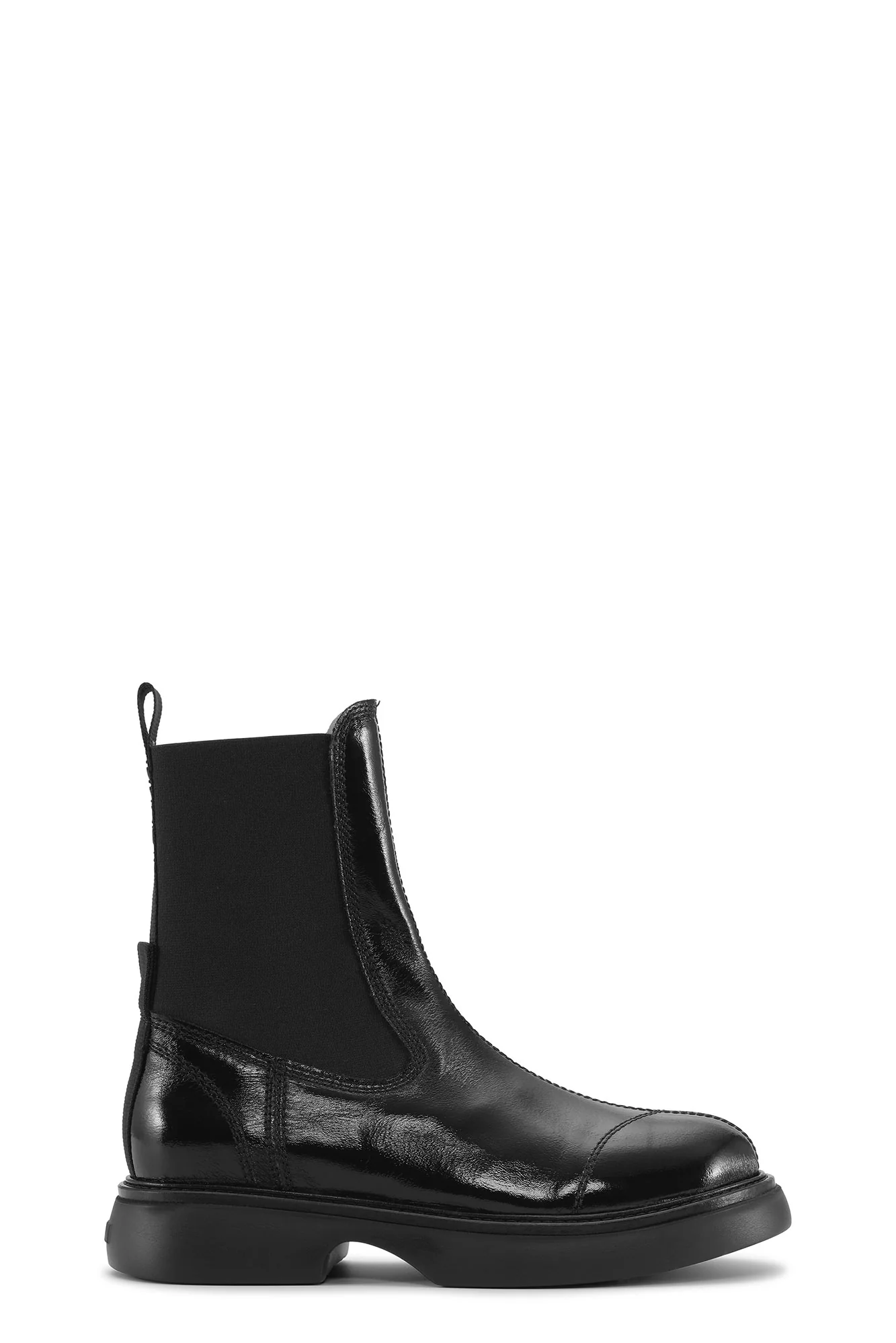 Everyday Mid Chelsea Boots Tonal Naplack | Black/Black - Image 2