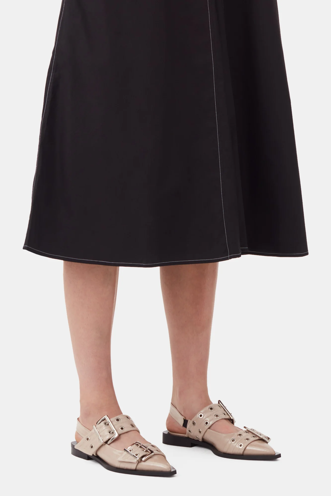 Feminine Buckle Ballerina Naplack | Taos Taupe - Image 7