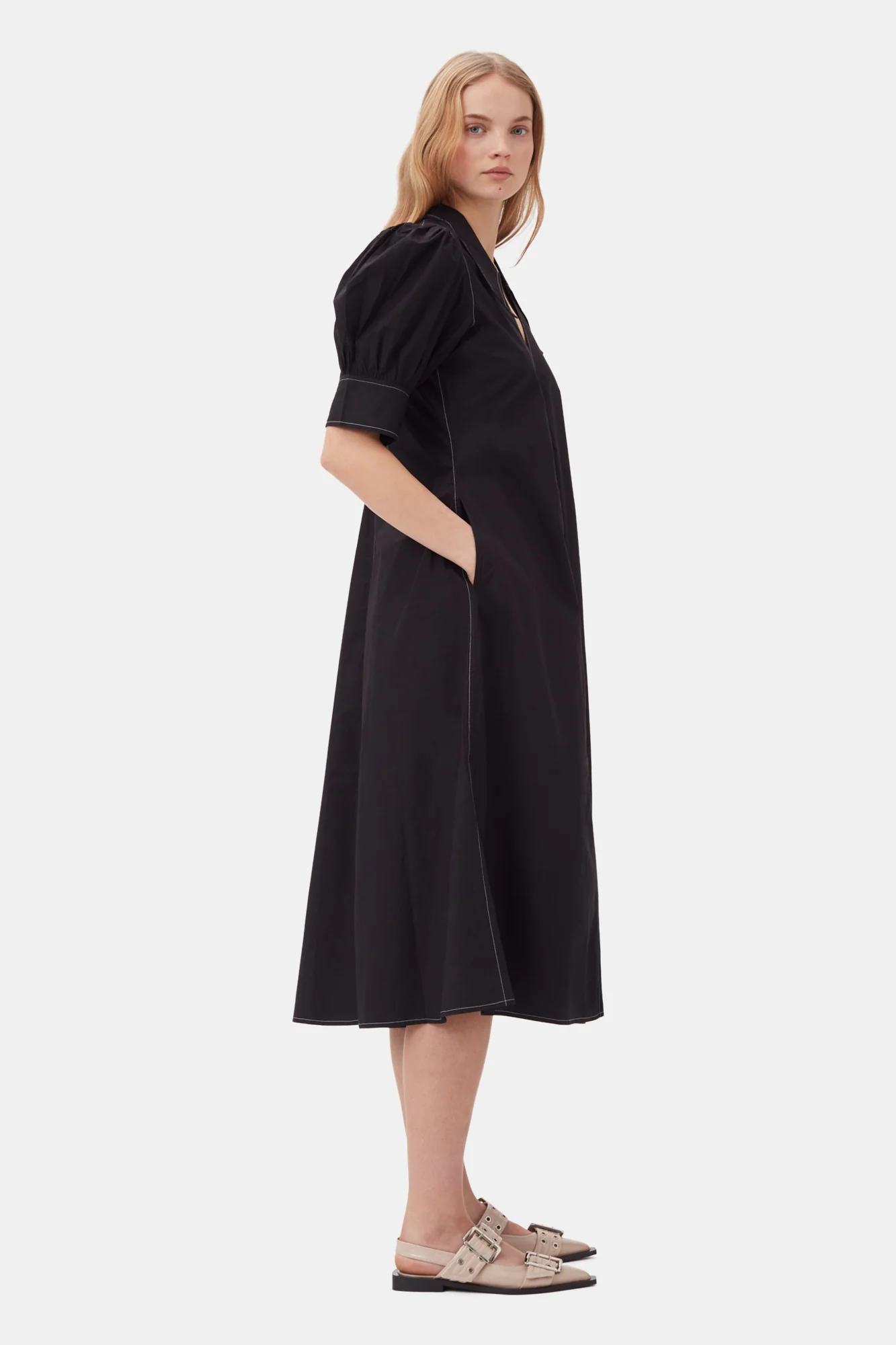 Feminine Buckle Ballerina Naplack | Taos Taupe - Image 9