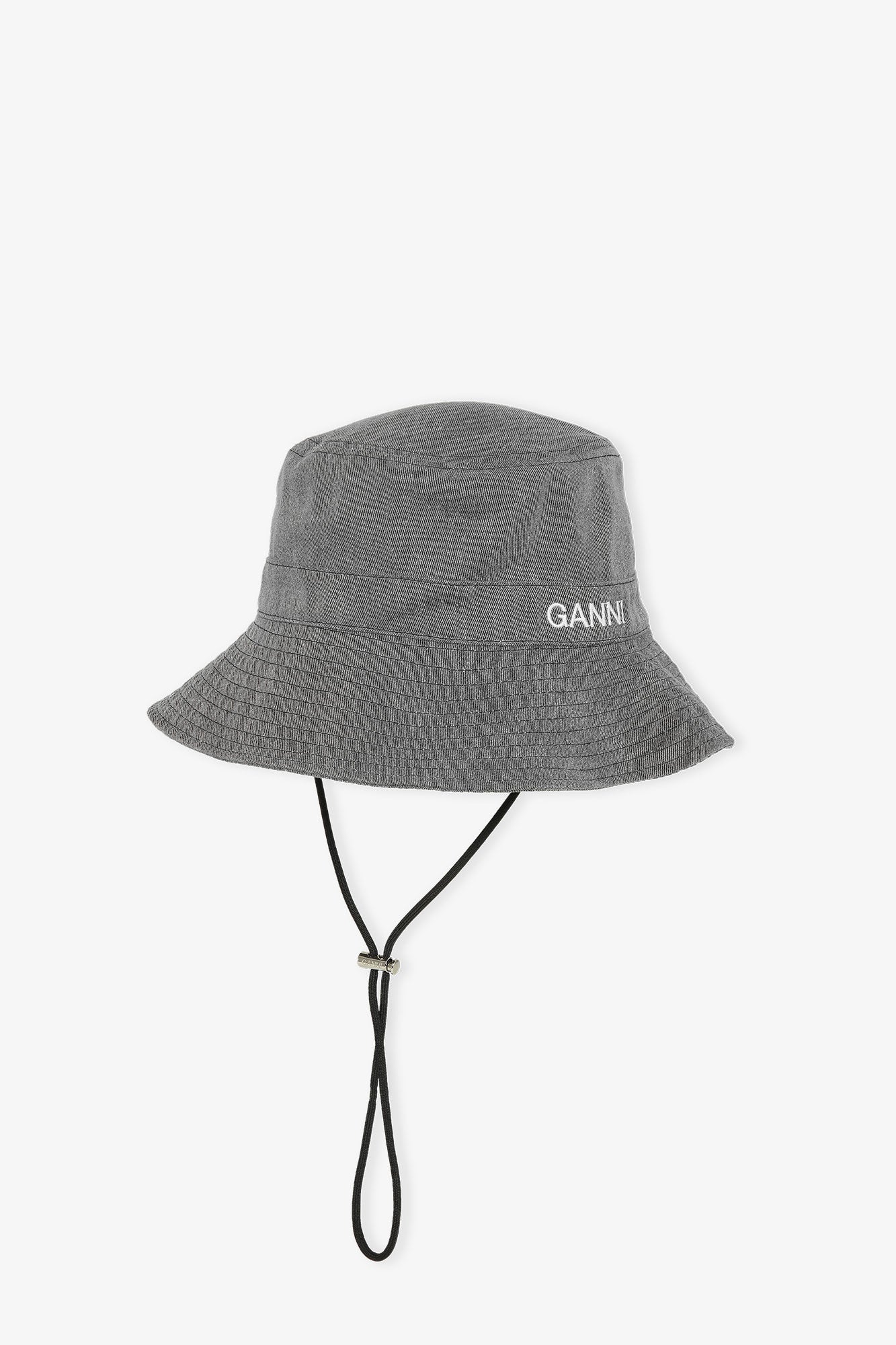 Fisherman Bucket Hat Denim | Black - Image 2