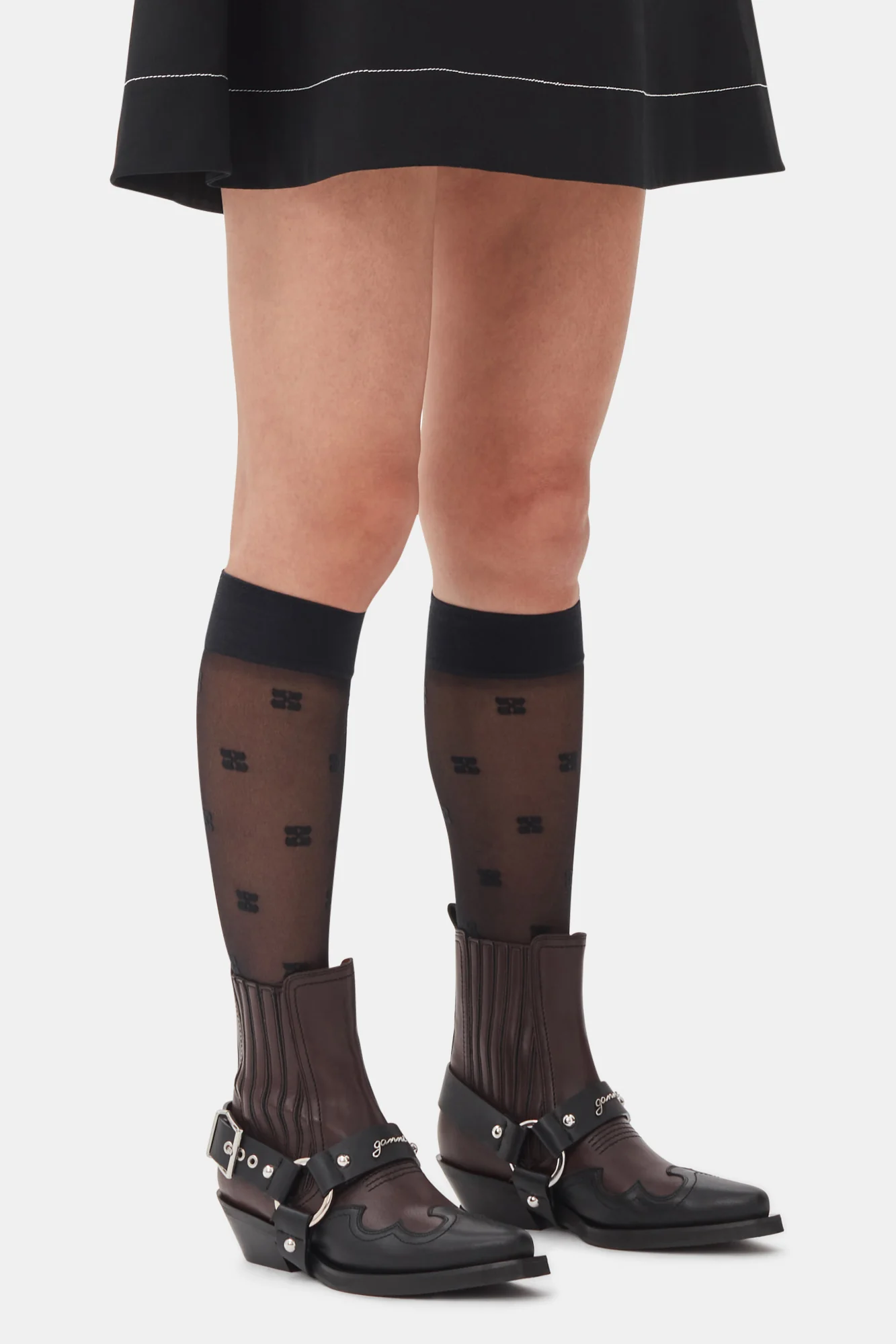 Fitted Chelsea Western Boot Bicolor | Black/Chocolate Fondant - Image 4