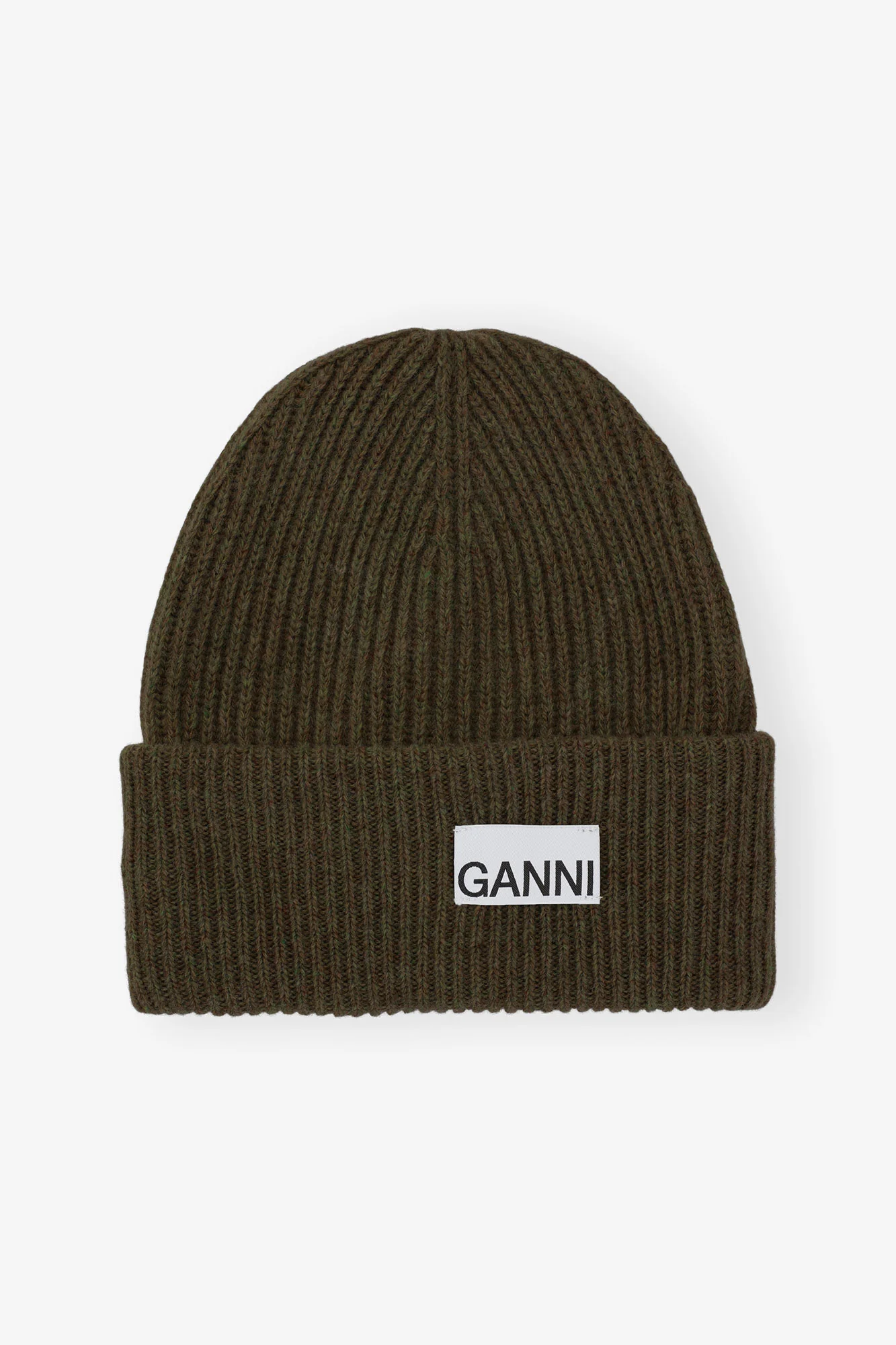 Fitted Wool Rib Knit Beanie | Kalamata