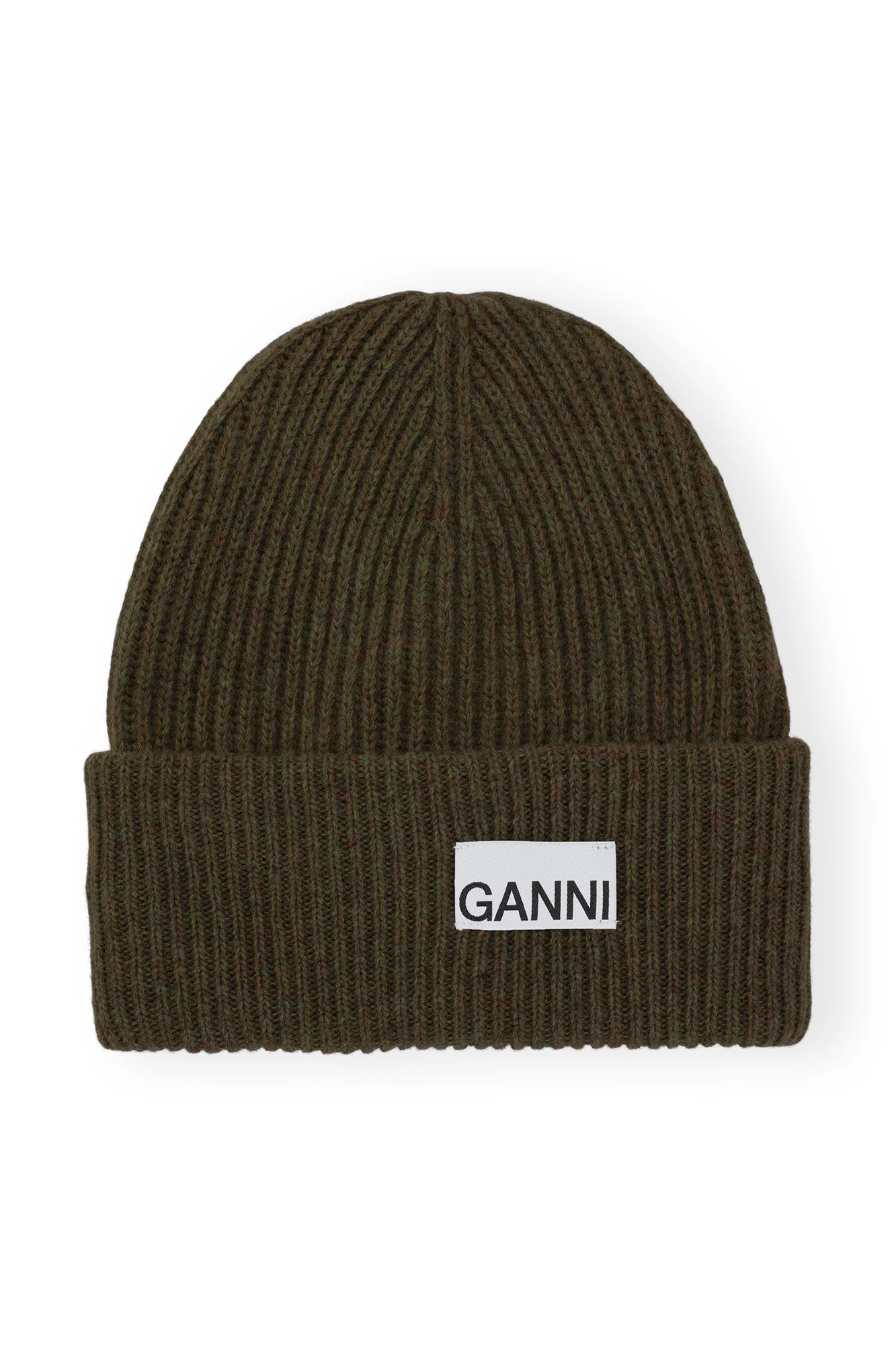 Fitted Wool Rib Knit Beanie | Kalamata - Image 2