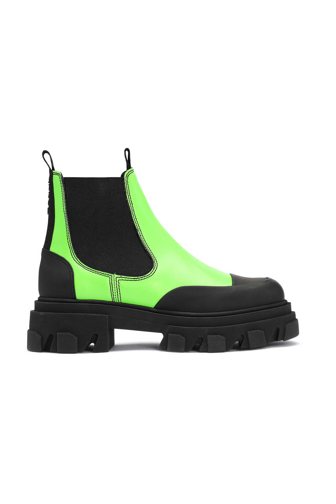 Flash Green Chunky Chelsea Boot | Flash Green