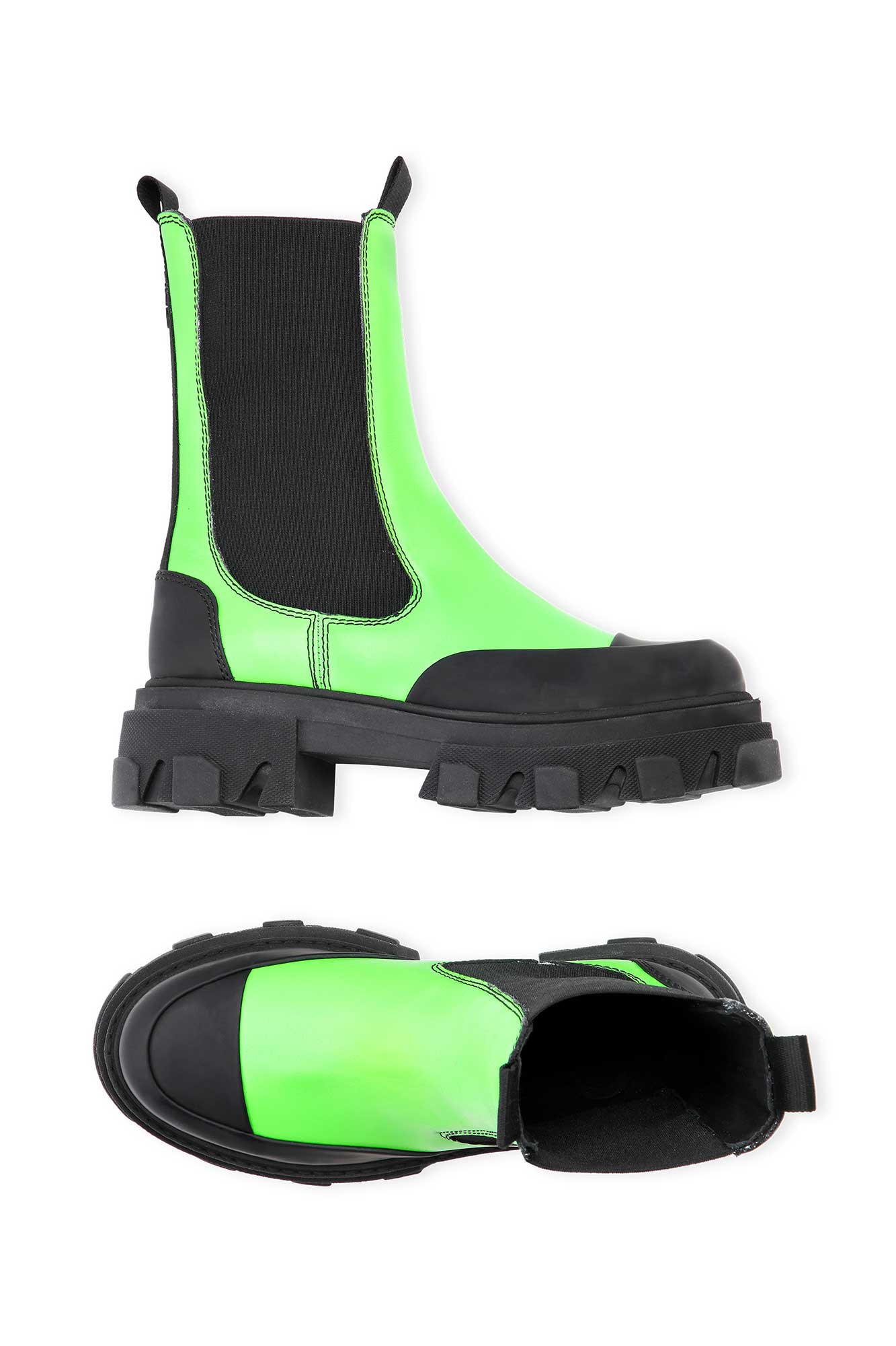 Flash Green Mid Chelsea Boot | Flash Green - Image 2