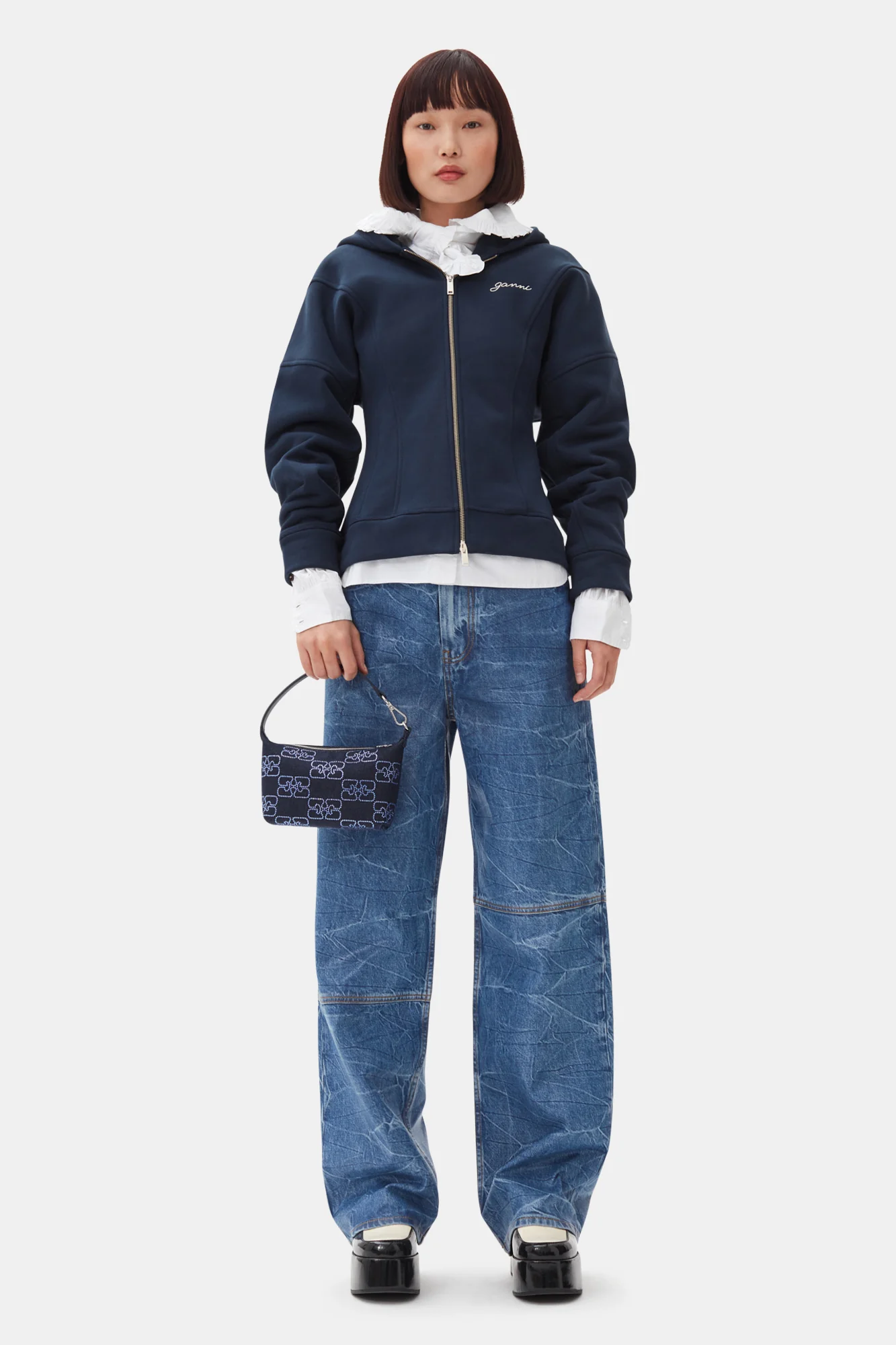 Fleece Zip Hoodie | Sky Captain - Image 4