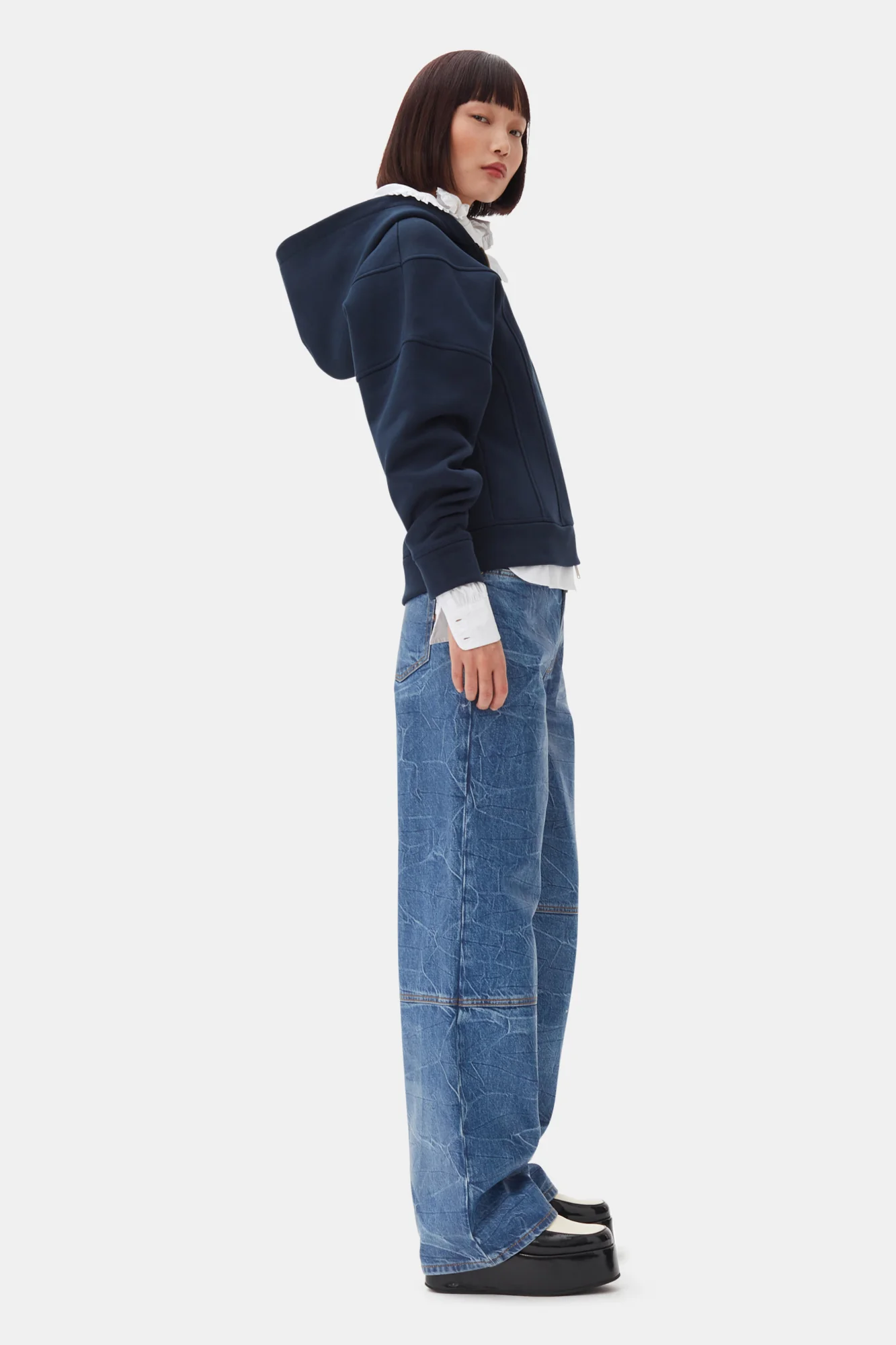 Fleece Zip Hoodie | Sky Captain - Image 5